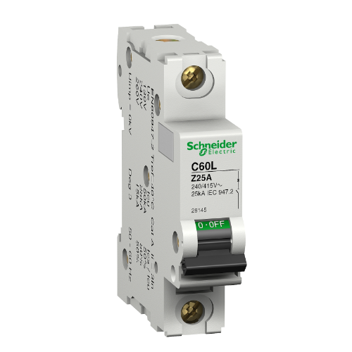 C60L Автоматический выключатель 1-полюсный, 40А, 6kA (хар-ка Z) Schneider Electric, 26147