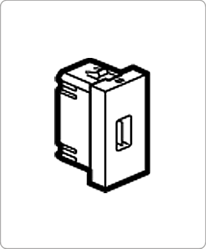 Розетка USB, 1 модуль Mosaic Legrand, 078761