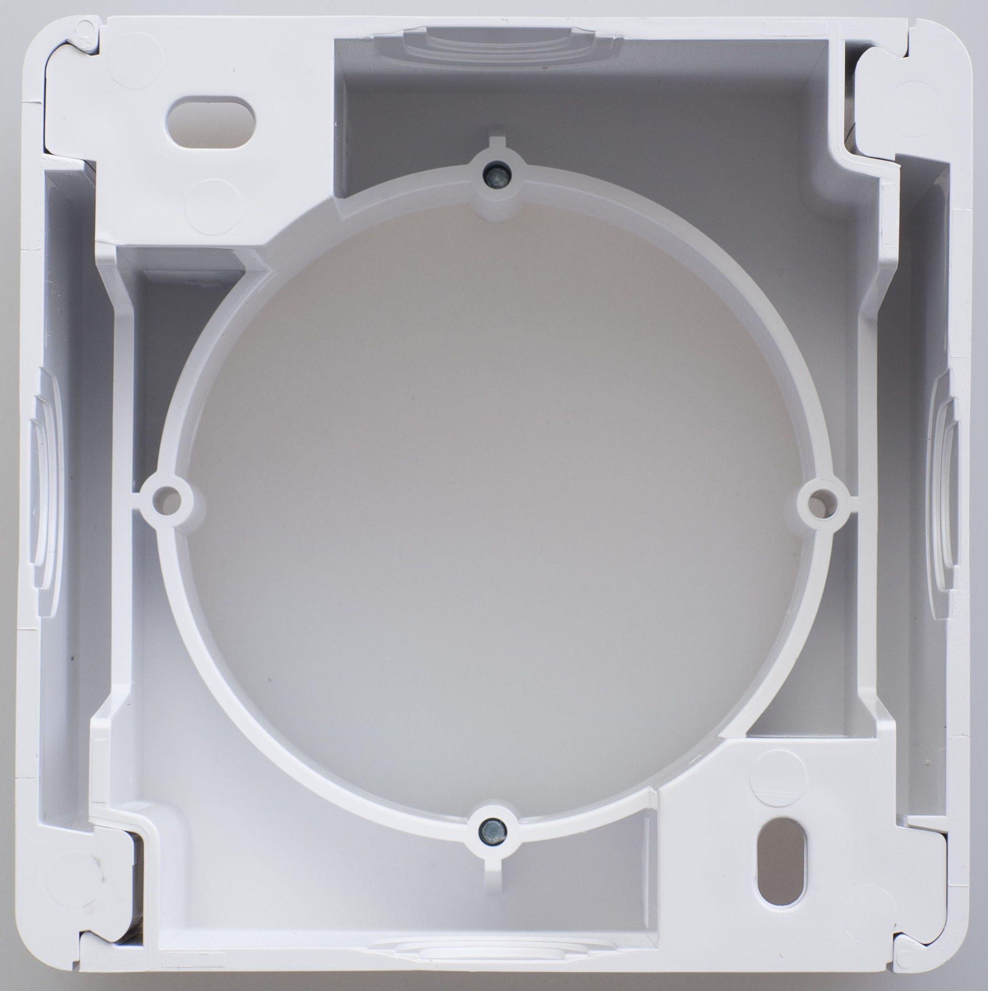 Коробка наружного монтажа (белый) Glossa Systeme Electric, GSL000100