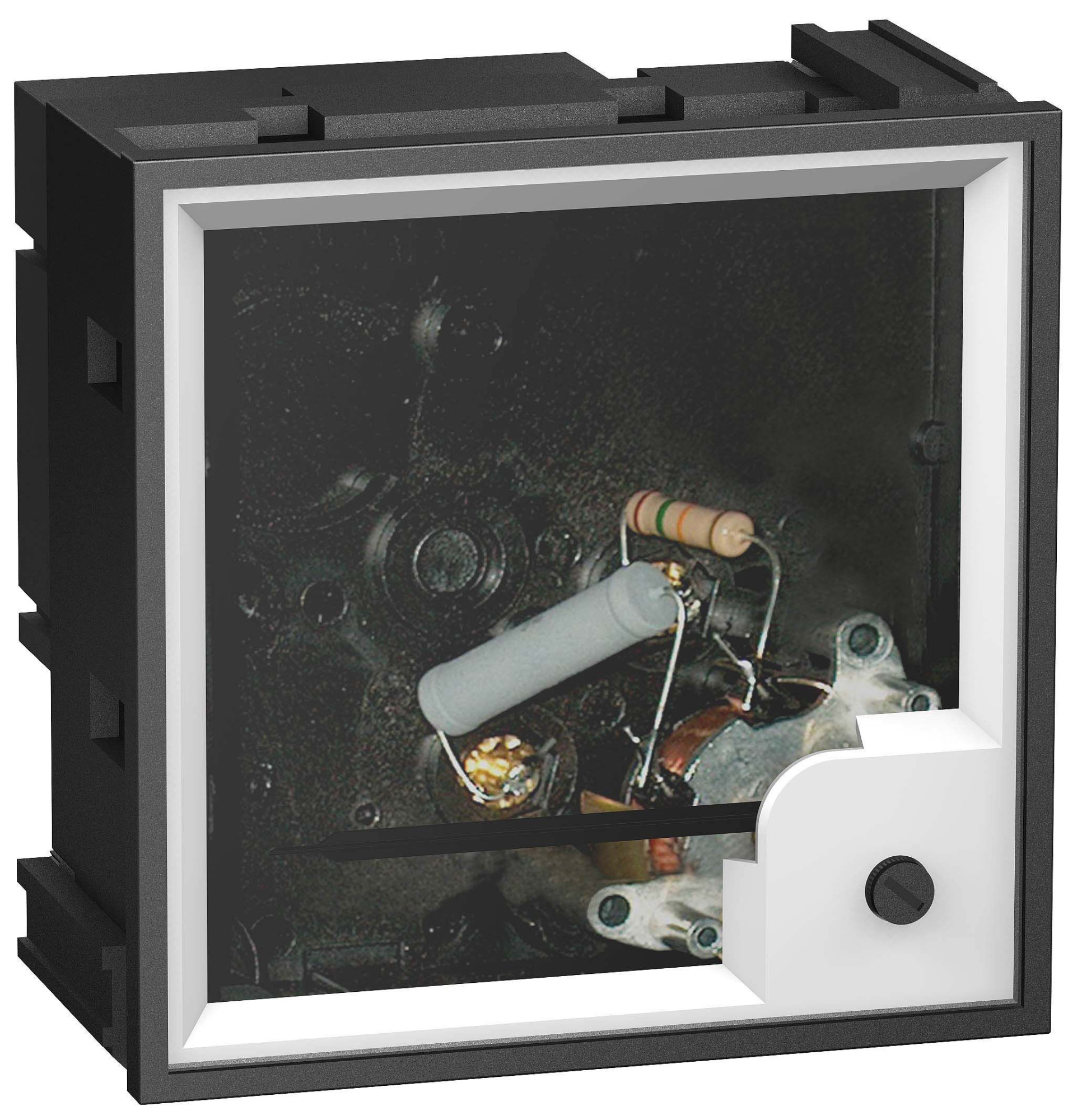 Аналоговый амперметр 72х72, для двигателей, (без шкалы) Schneider Electric, 16003