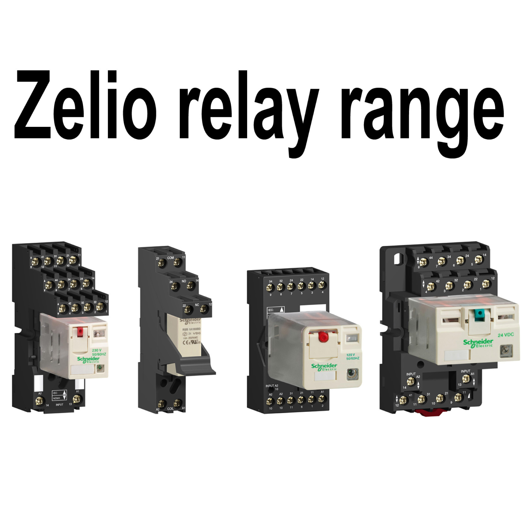 Колодка для реле, 2 c/o, 4 с/о Schneider Electric, RXZE1M4C