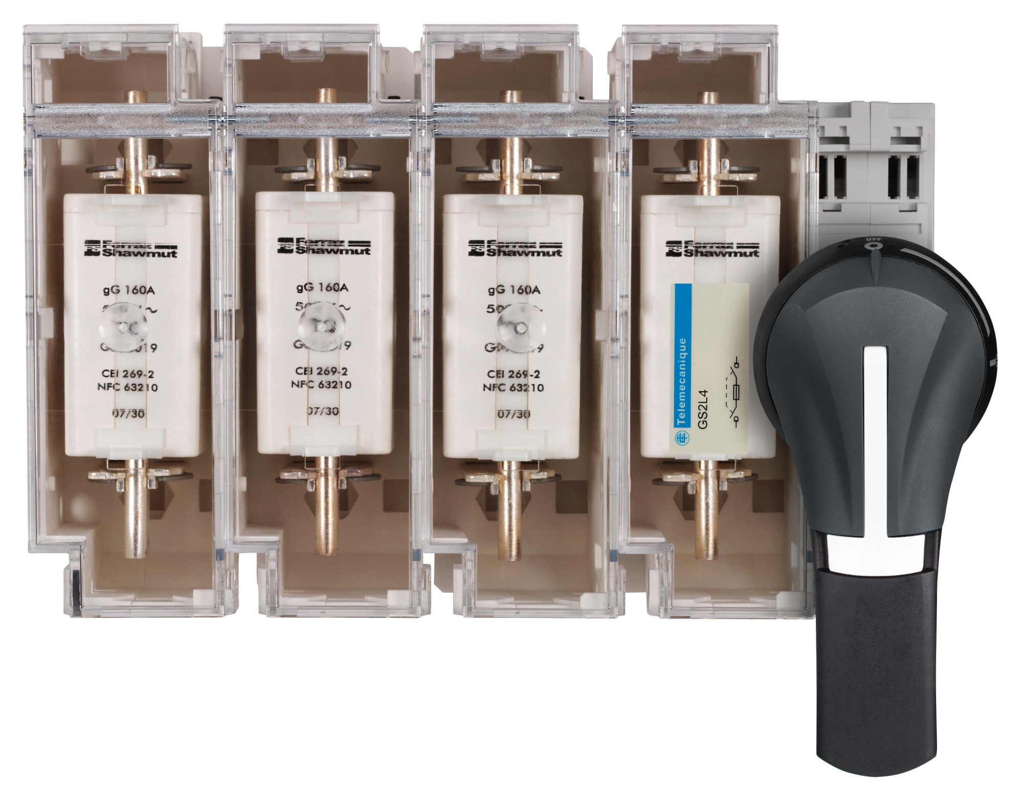 Корп. вкл-раз-предох.4p.размер 0.160a Schneider Electric, GS2L4
