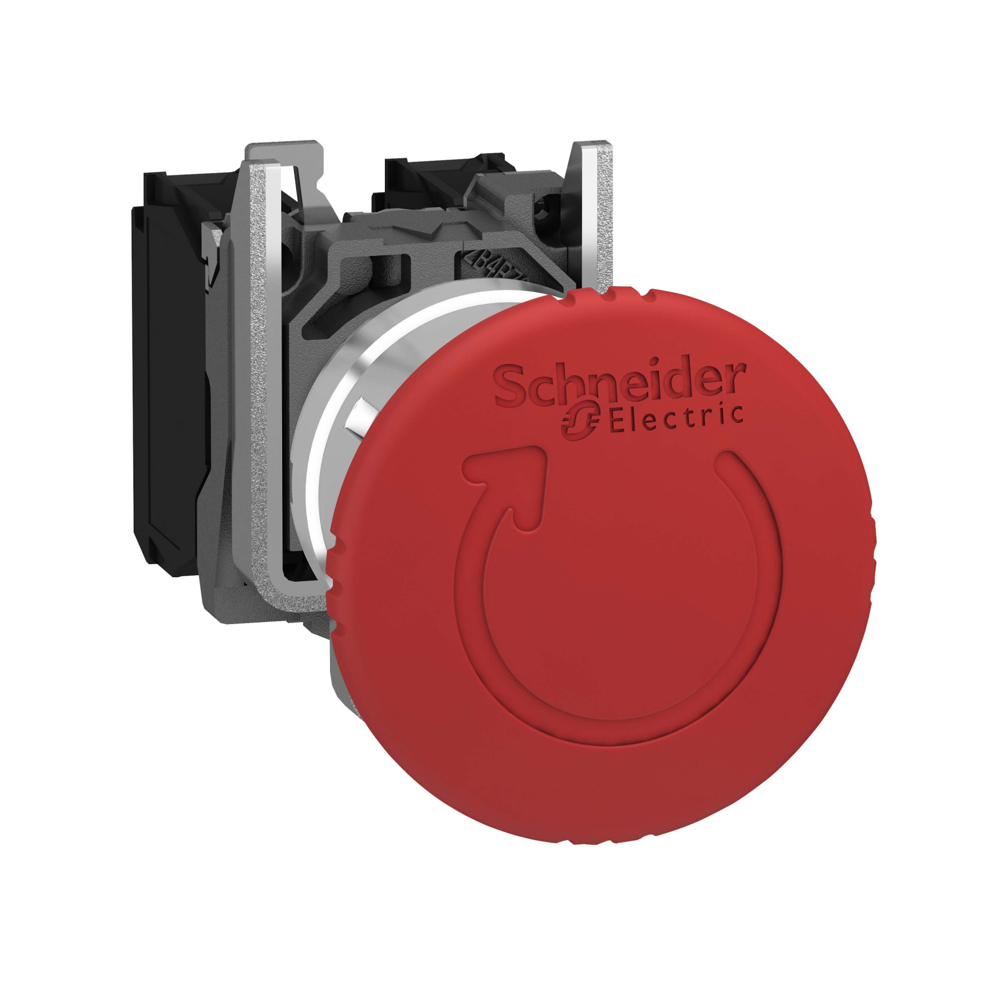 Кнопка аварийного останова, тригг. дей-я, атех, возврат поворотом Schneider Electric, XB4BS8445EX
