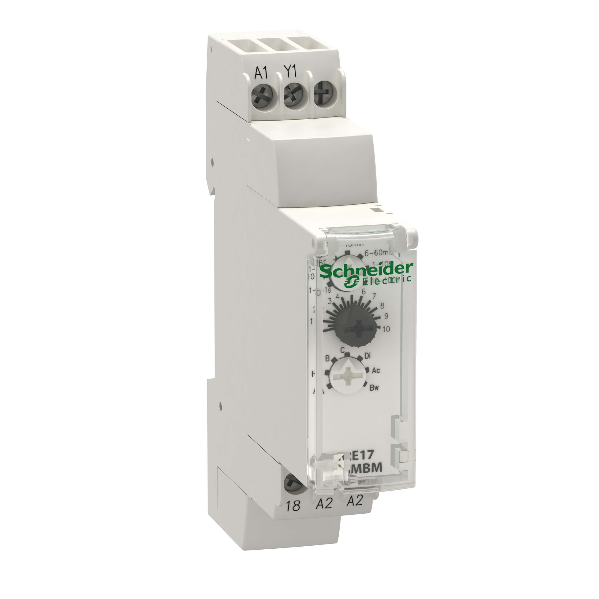 Многофункциональное реле времени 0,1сек...60сек. 24...240В AC стат. выход Schneider Electric, RE17LMBM