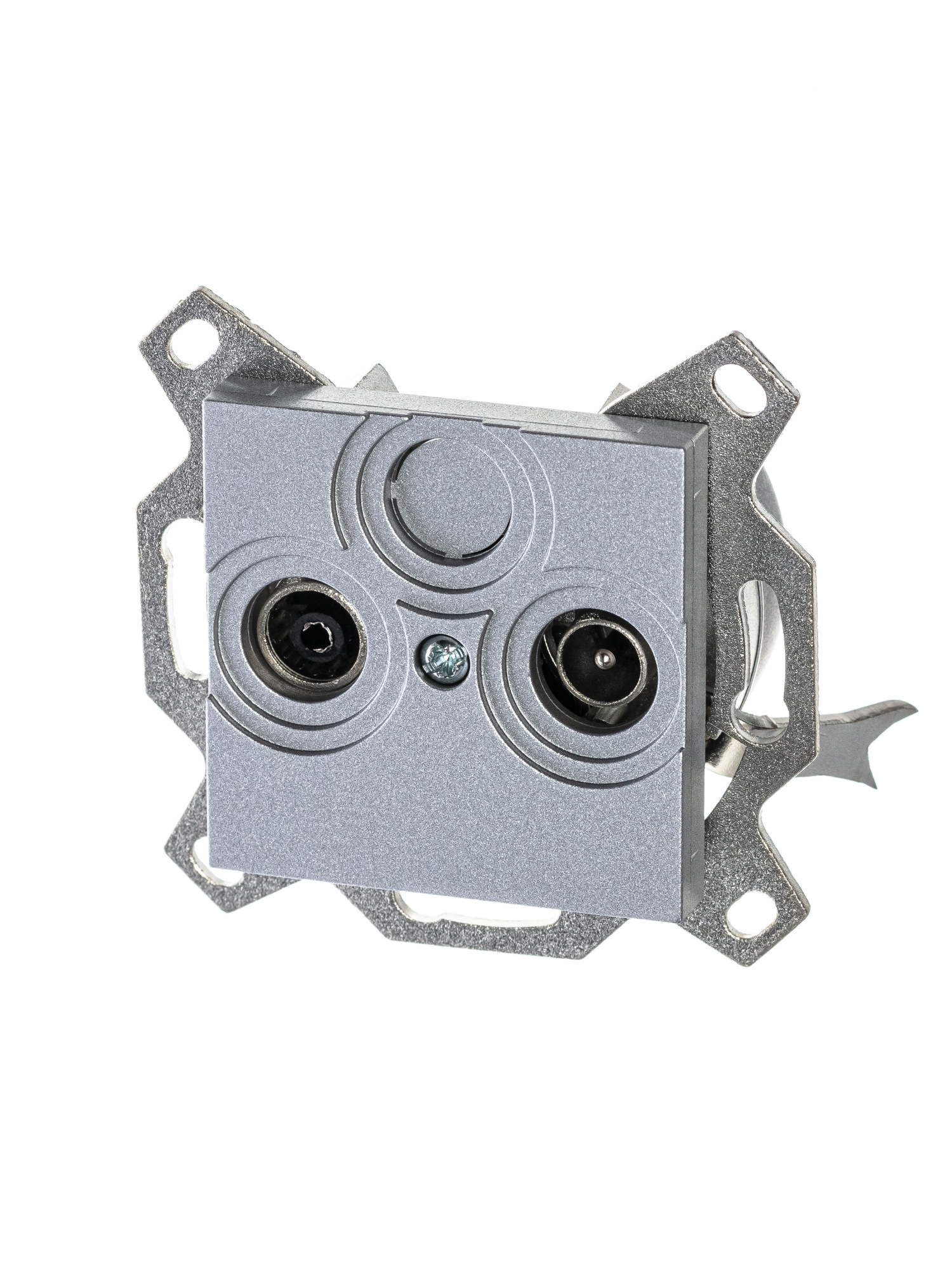 5011H-A03607 70W Розетка TV-R, проходная, 7дБ, Levit, серебро ABB, 2CHH083607A6070
