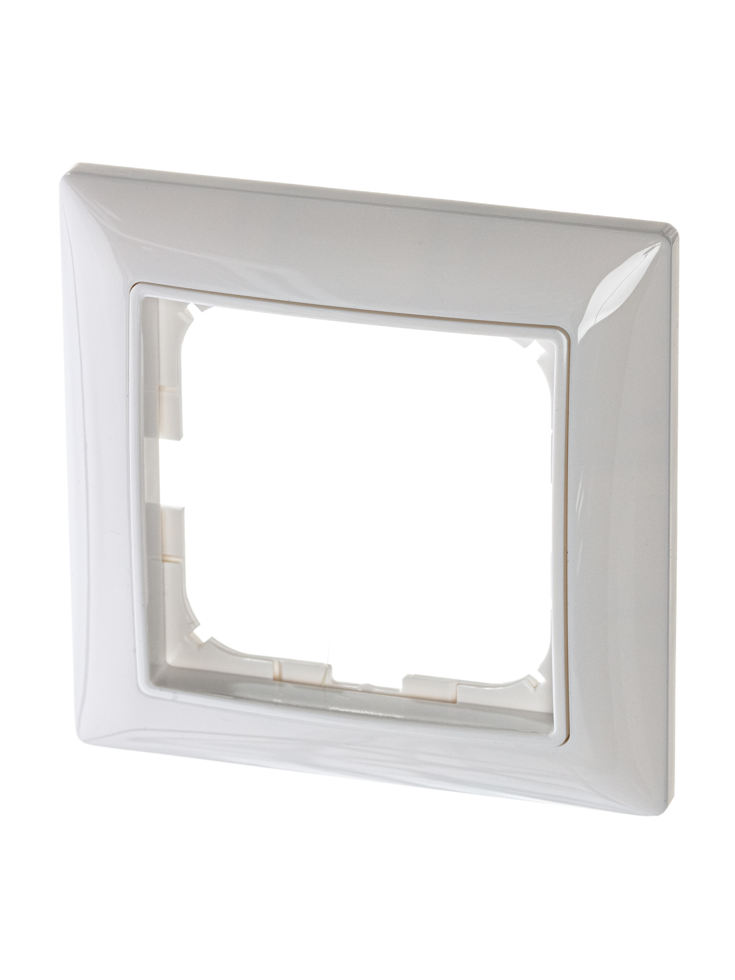 2511-94-507 Рамка 1-постовая с декоративной накладкой (альпийский белый) Basic55 ABB, 2CKA001725A1479