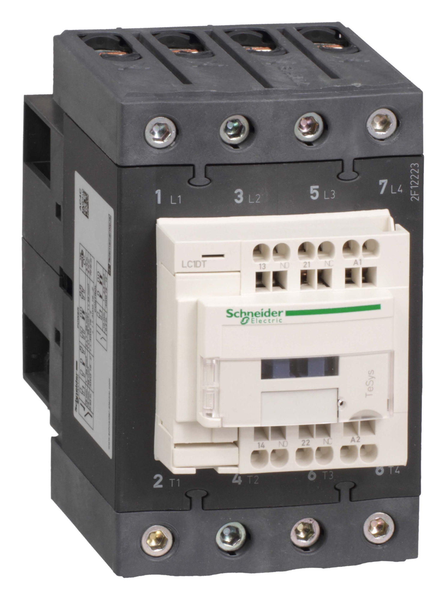 4р контактор everlink ac1 415в 80 a пружинный зажим, катушка упр. 24в dc Schneider Electric, LC1DT80A3BD