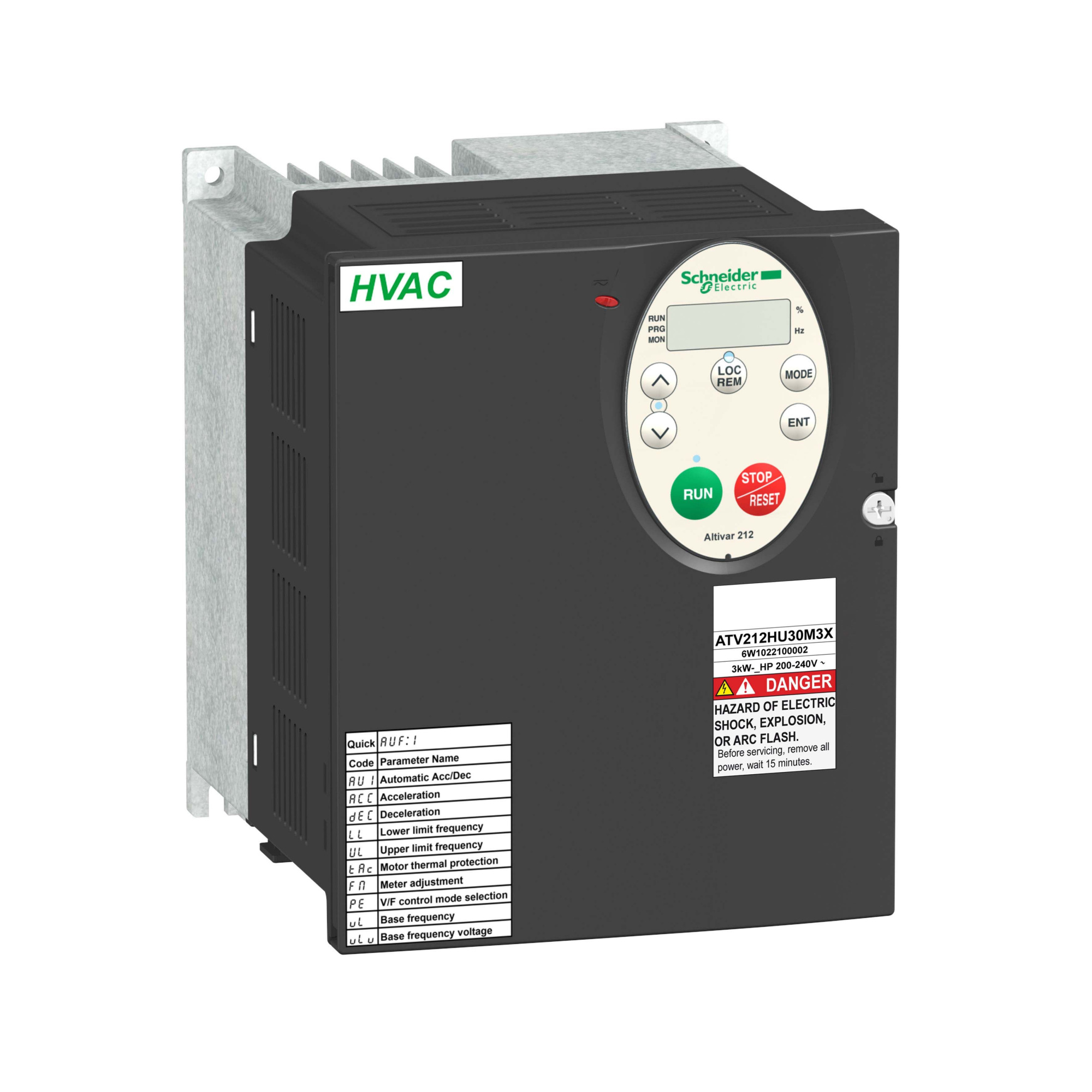 Преобр частоты atv212 4 квт 240в ip21 Schneider Electric, ATV212HU40M3X