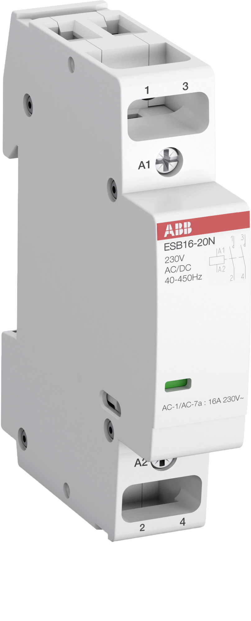 ESB16-11N-02 Контактор модульный (16А АС-1, 1НО+1НЗ), 42В AC/DC ABB, 1SBE111111R0211