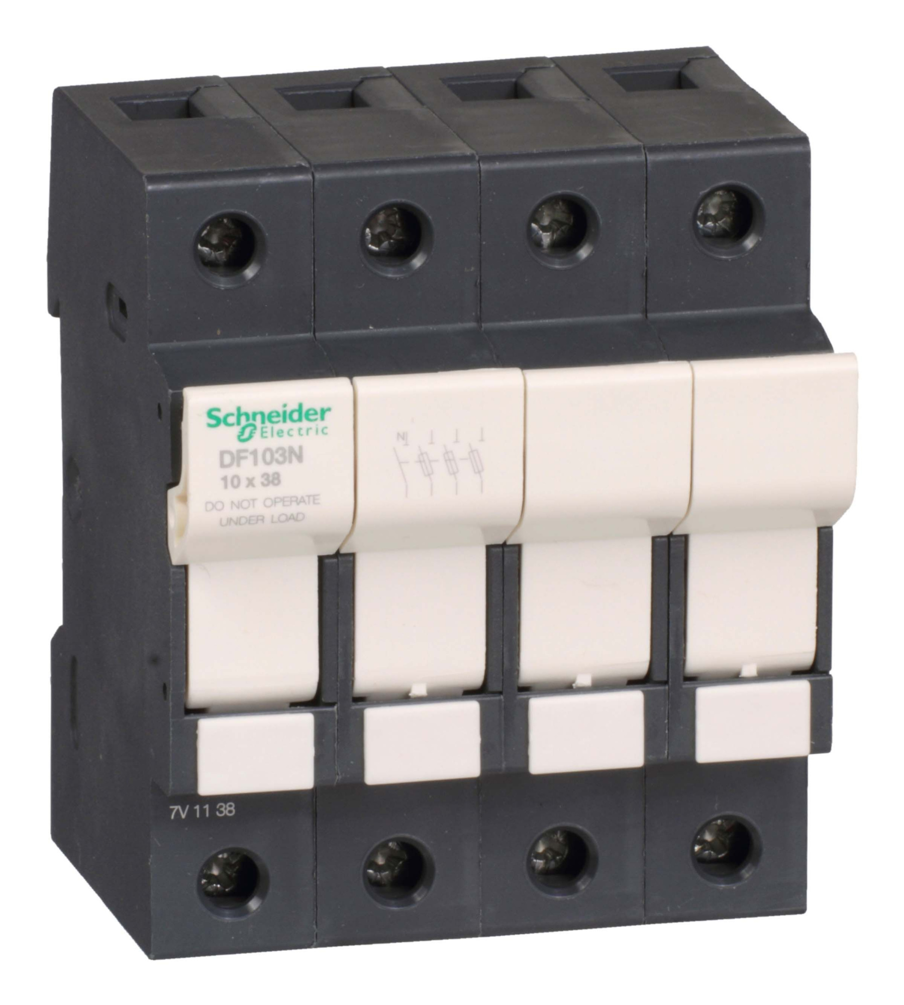 Разъединитель-предохранитель 32a.3p+n.10х38 Schneider Electric, DF103N