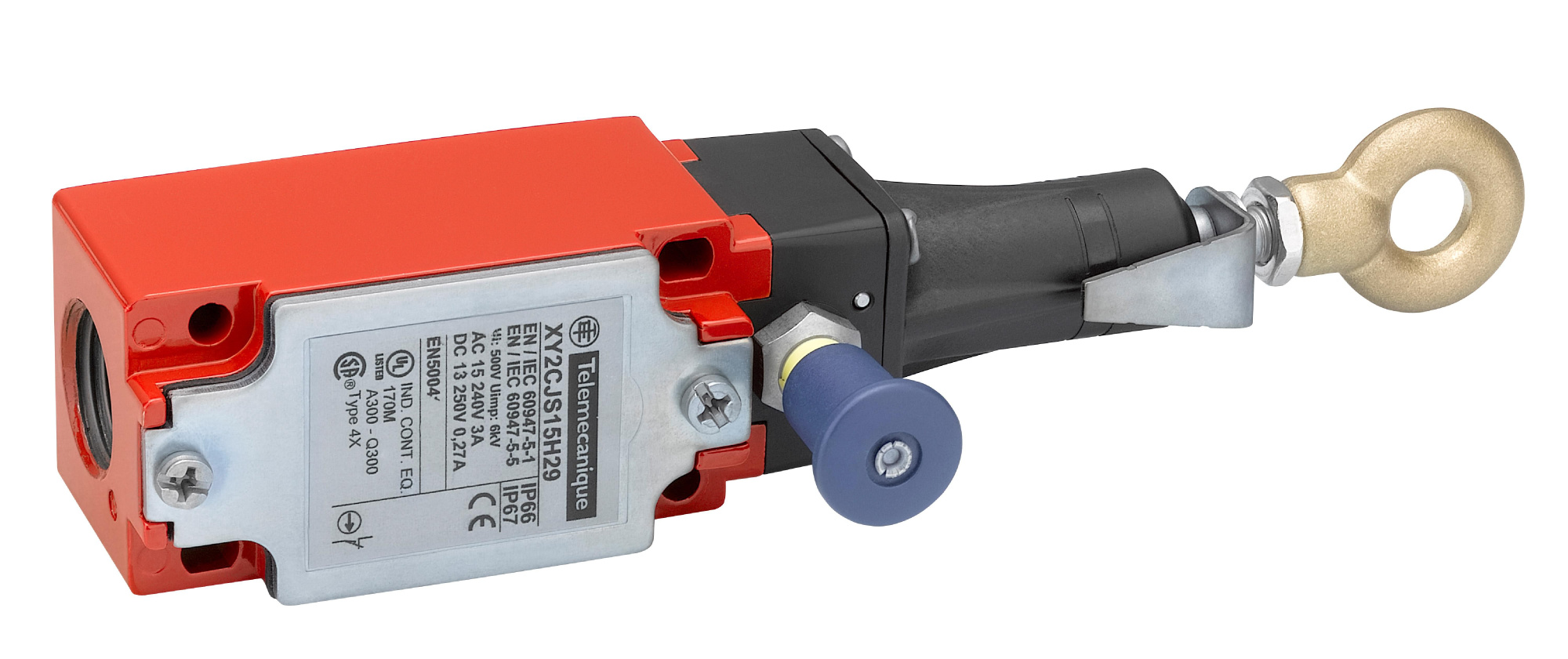 Авар. тросов. выключ., м20, нз+но, прям. Schneider Electric, XY2CJS15H29
