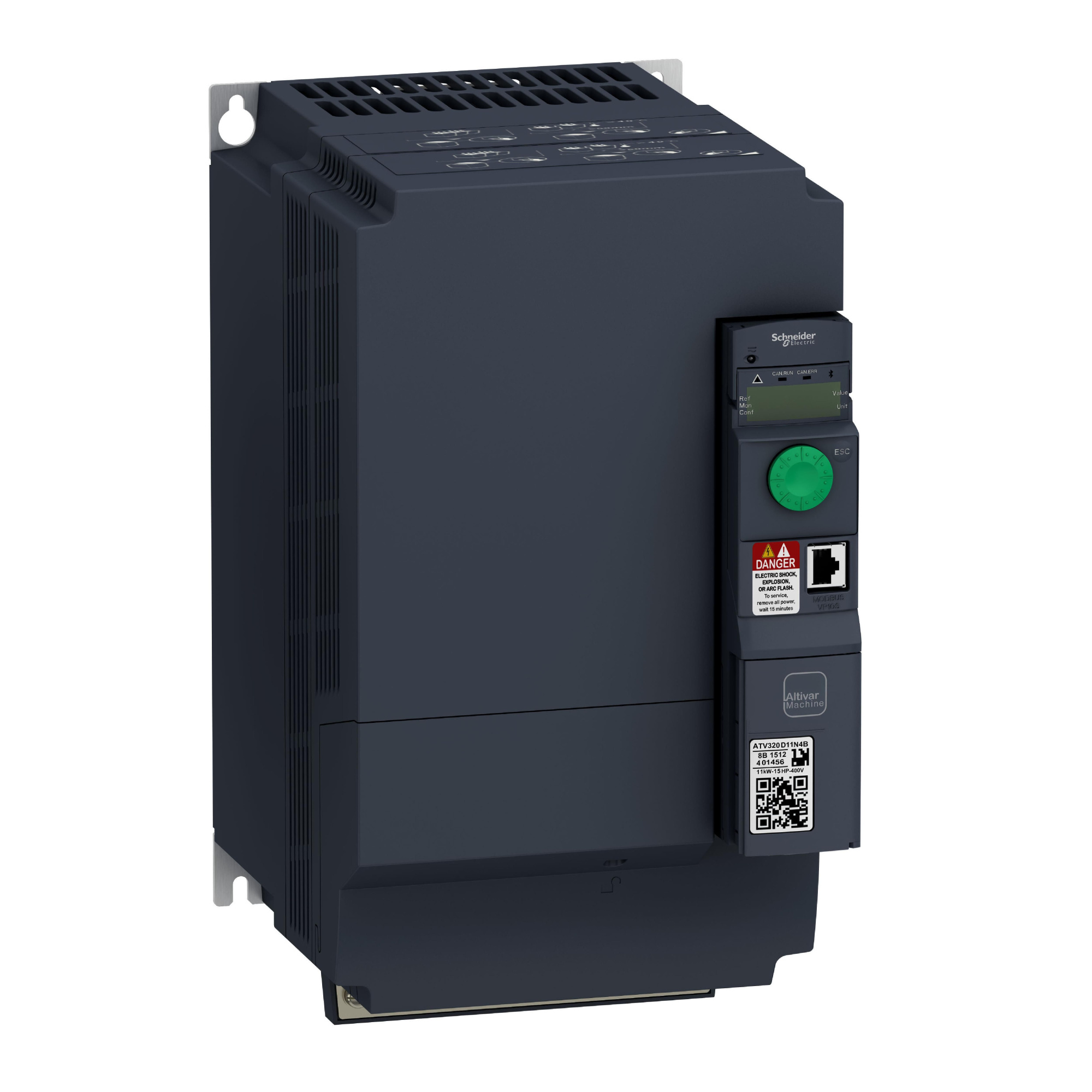 Преобразователь частоты книжное исполнение 15 кВт, 500В, 3 фазы IP20 Schneider Electric, ATV320D15N4B