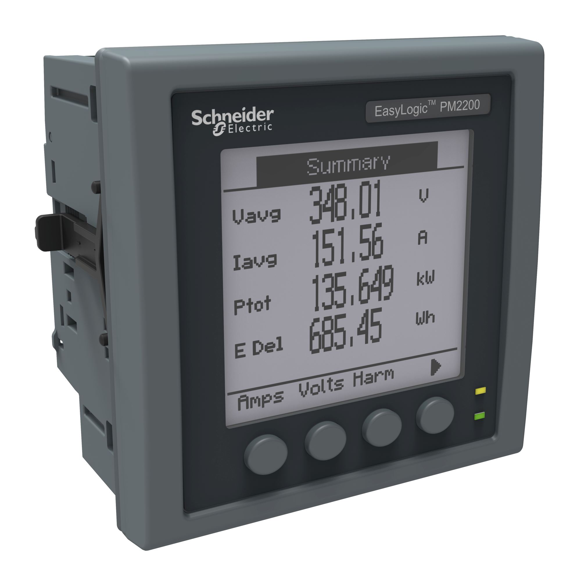 Измеритель мощности (счётчик) с сертификатом поверки LCD RS485 CL1, PM2120, EasyLogic Schneider Electric, METSEPM2220R