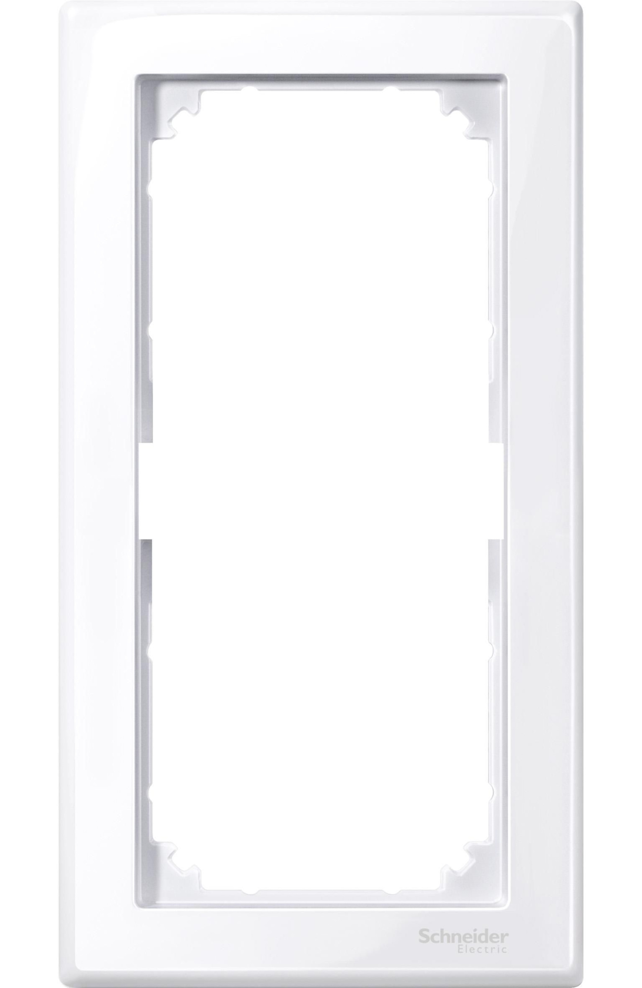 Рамка 2-постовая б/перегородки, sm (активный белый) Merten M-Smart Schneider Electric, MTN478825