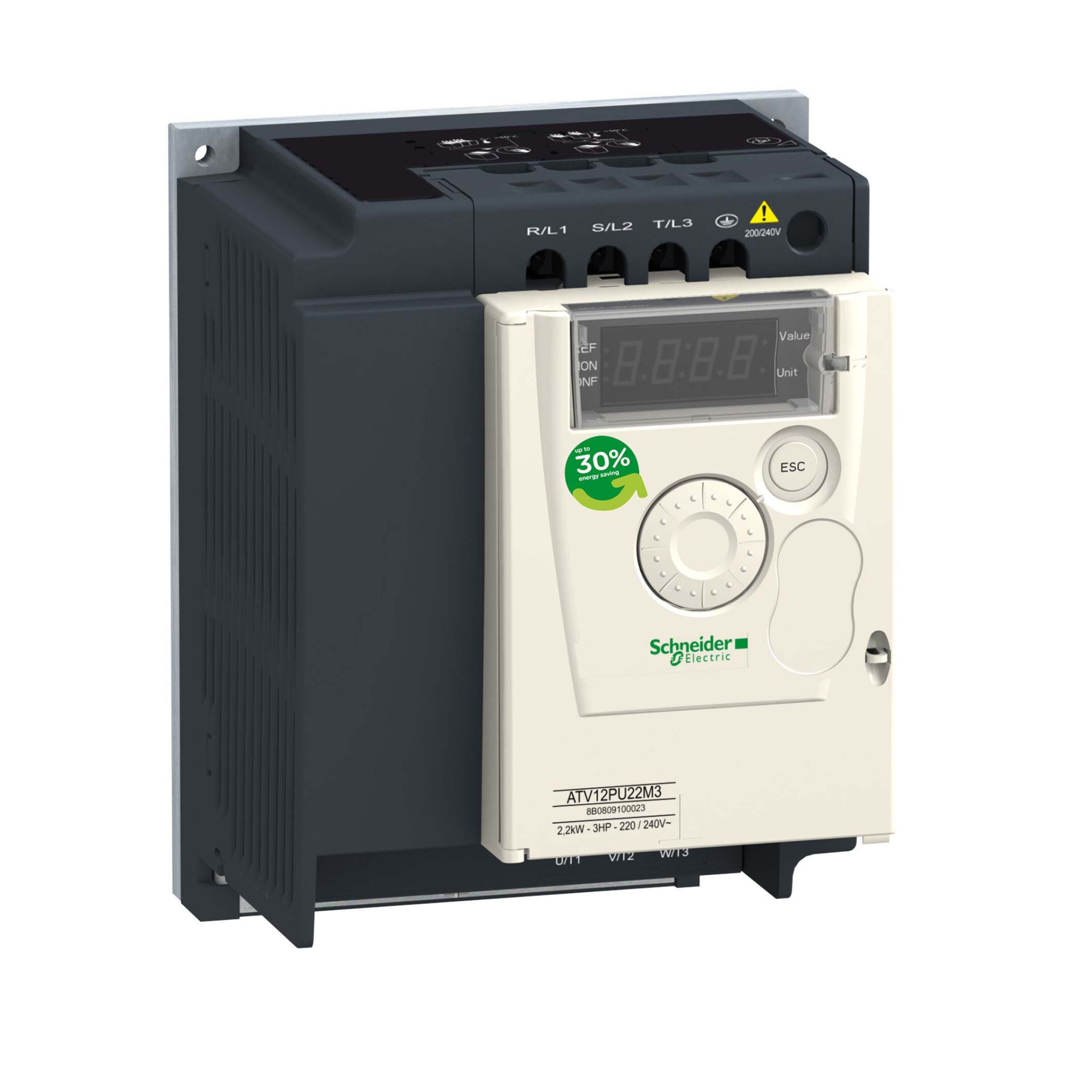 Преобр частоты atv12 2.2квт 240в 3ф Schneider Electric, ATV12PU22M3