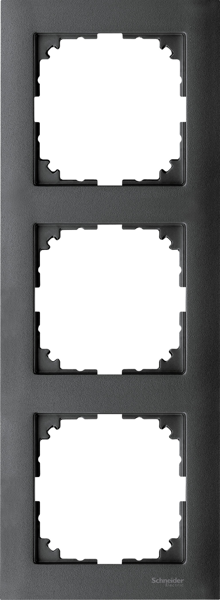Рамка 3-постовая, sm (антрацит) Merten M-Pure Schneider Electric, MTN4030-3614