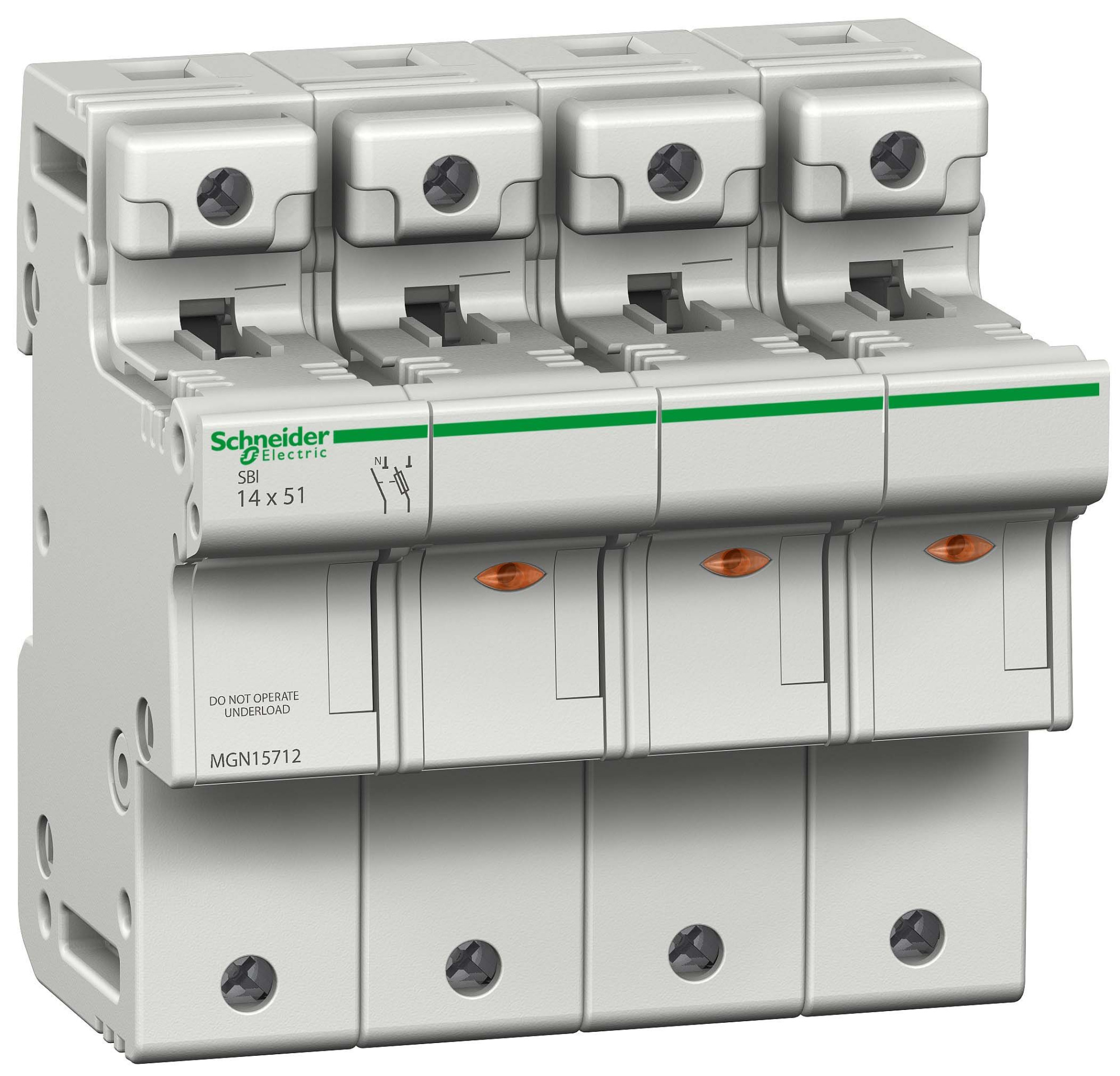 Разъед-ль предохр. sbi 3п+н 14х51 380в Schneider Electric, MGN15712