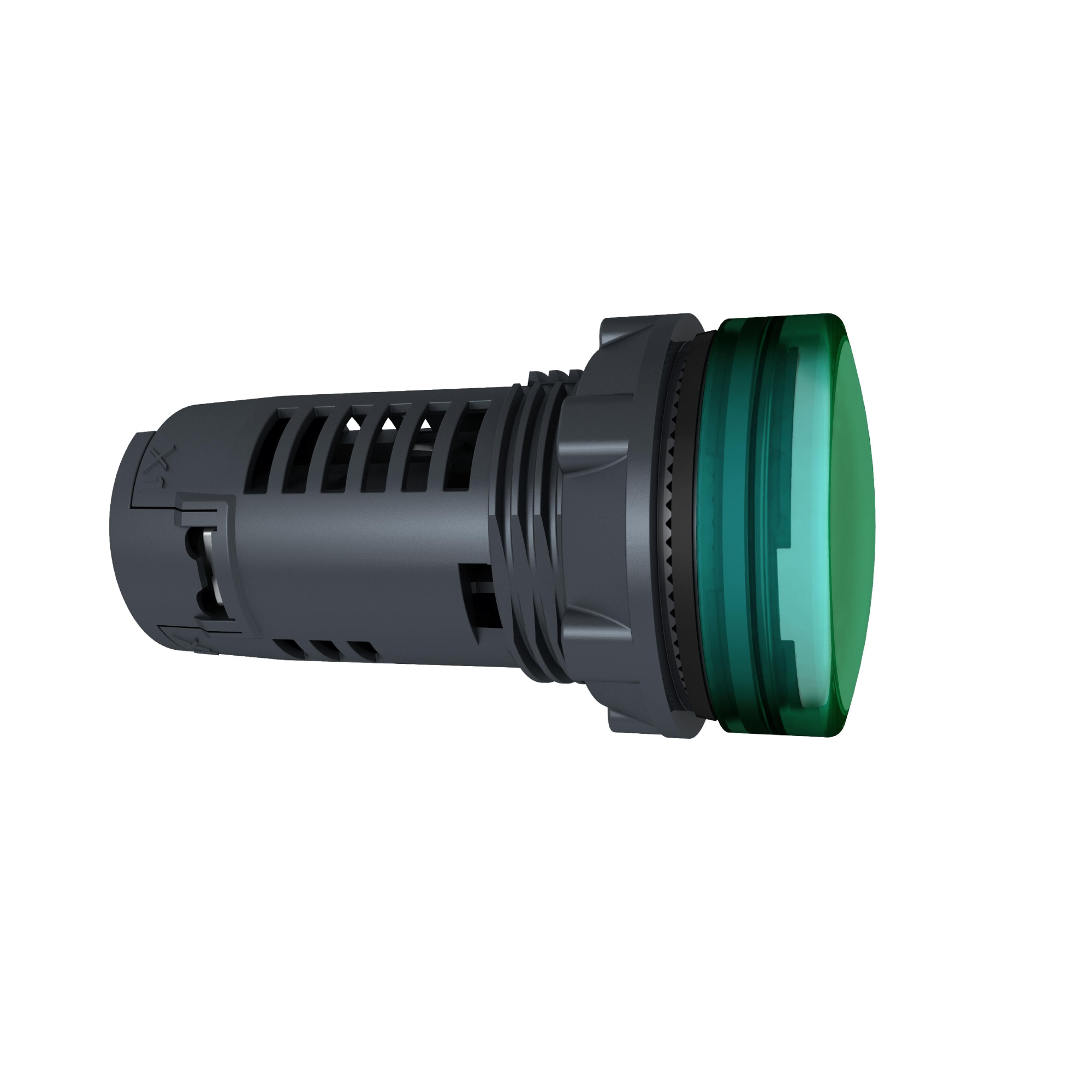 Лампа зелёная монолит.корпус 230В Schneider Electric, XB5EVM3