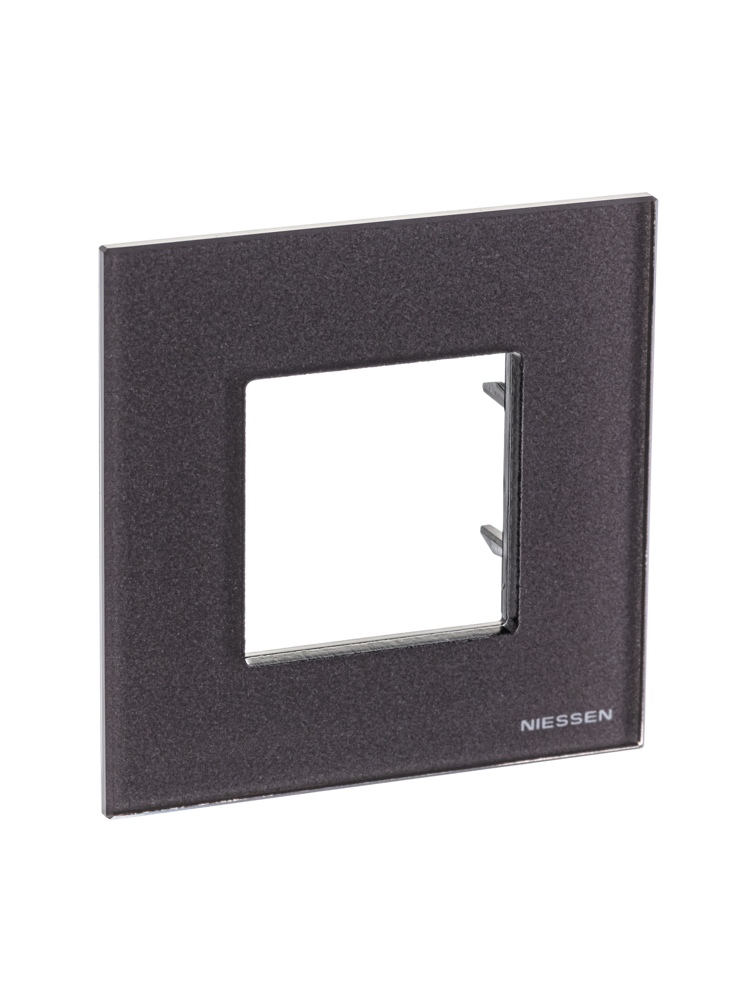 N2271 CC Рамка 1-постовая, 2-модульная, серия Zenit, стекло Кофейное ABB, 2CLA227100N3701