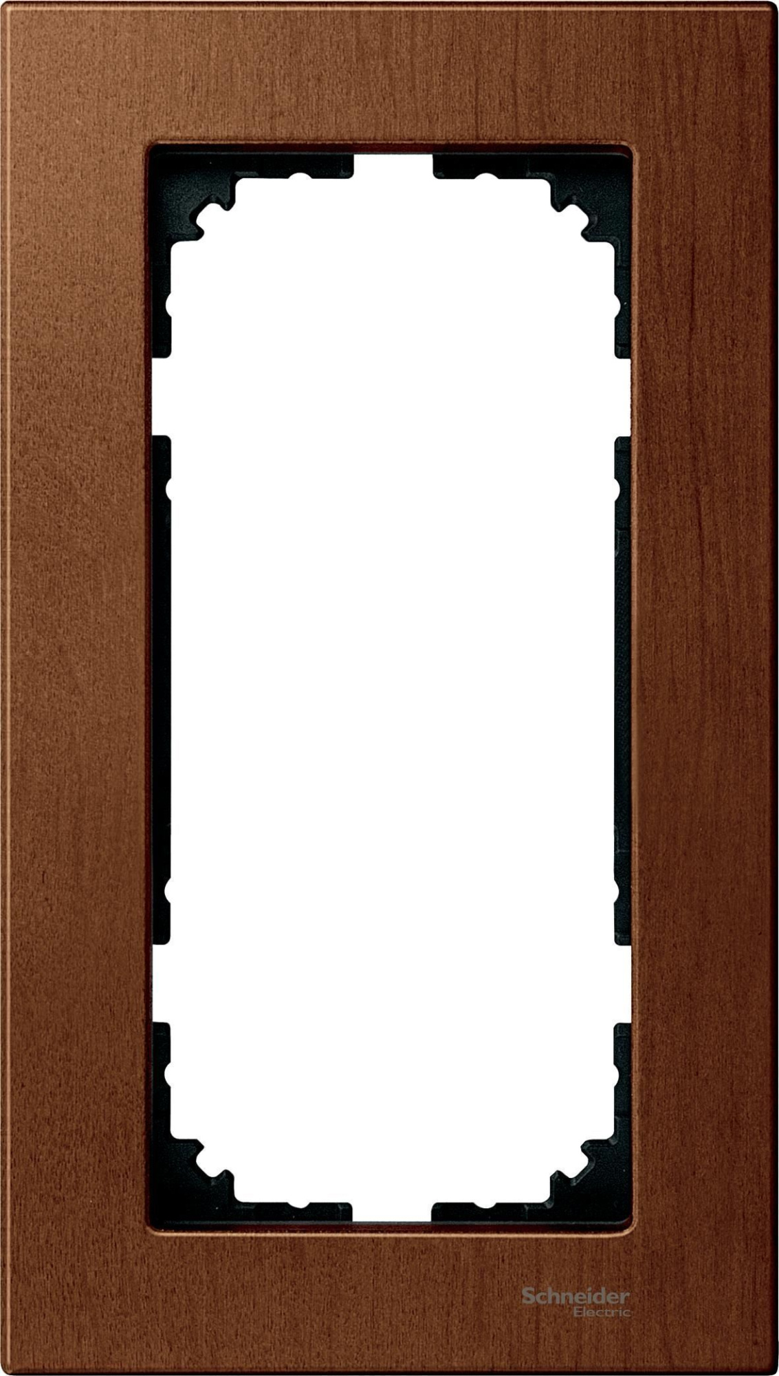 Рамка 2-постовая, sm б/перегородки,(дерево вишня) Merten M-Elegance Schneider Electric, MTN4058-3472