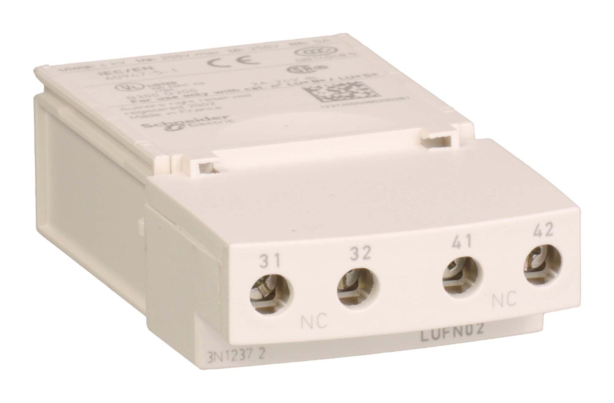 Модуль доп контактов 2нз Schneider Electric, LUFN02