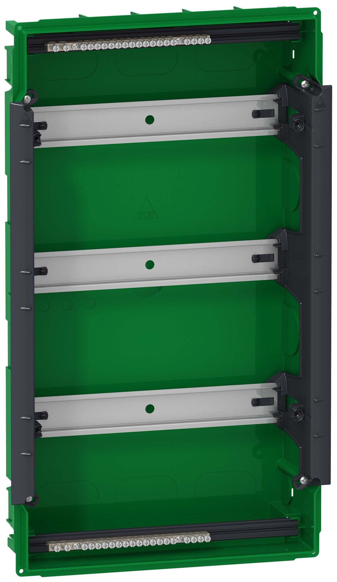 Mini pragma задняя часть встраив. щита 3ряд/36мод,ip40,ik07,63а,2 клеммы,италия Schneider Electric, MIP82312