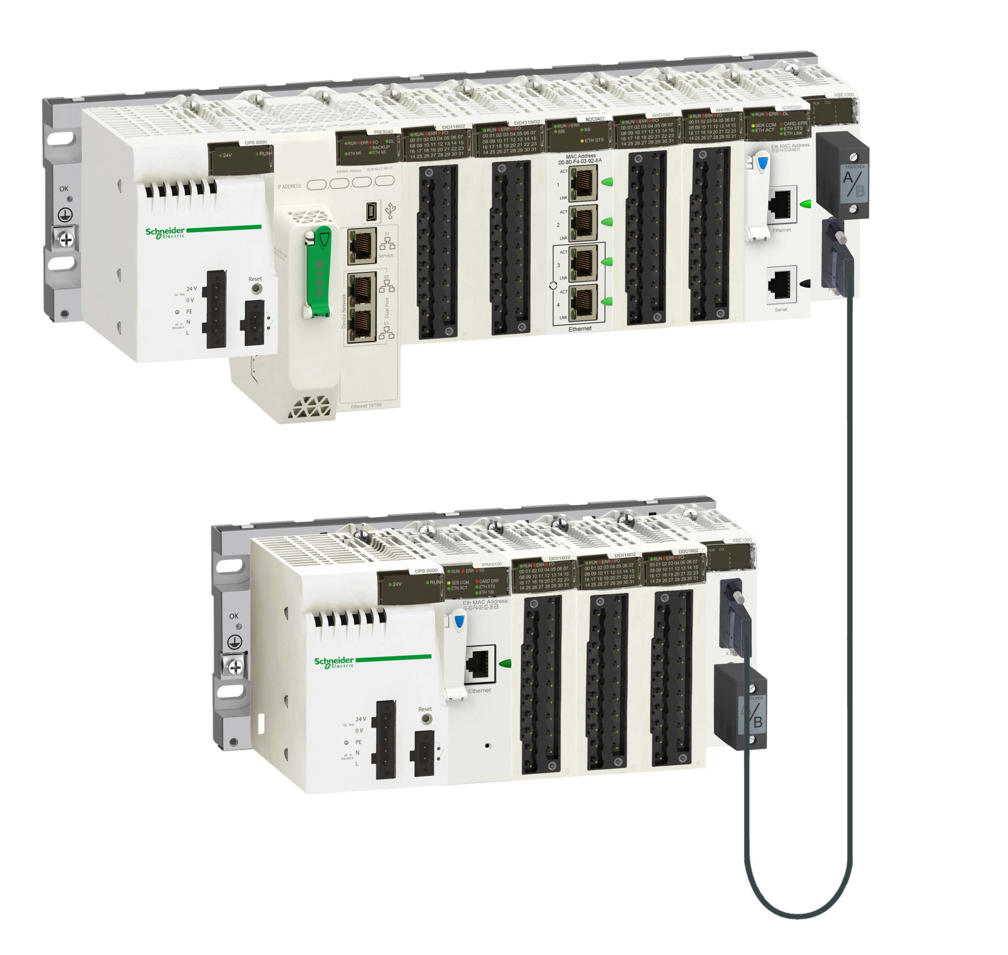 Процессорный модуль M580 уровень 40 – DIO и RIO Schneider Electric, BMEP584040