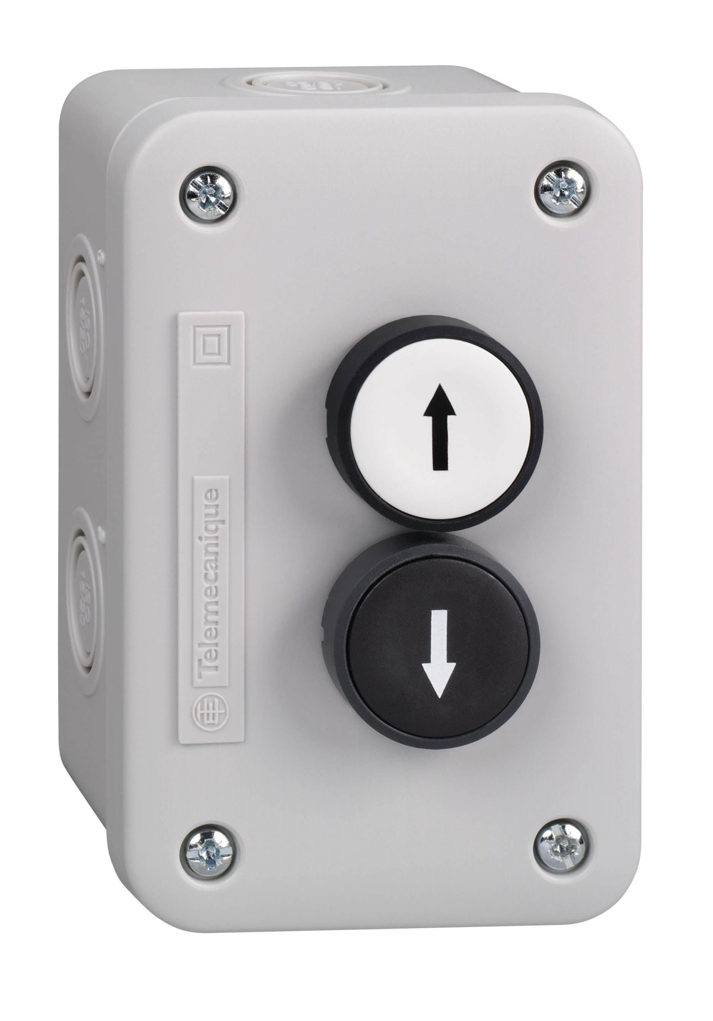 Кнопочный пост 2 кнопки бел.черн. Schneider Electric, XALE2235