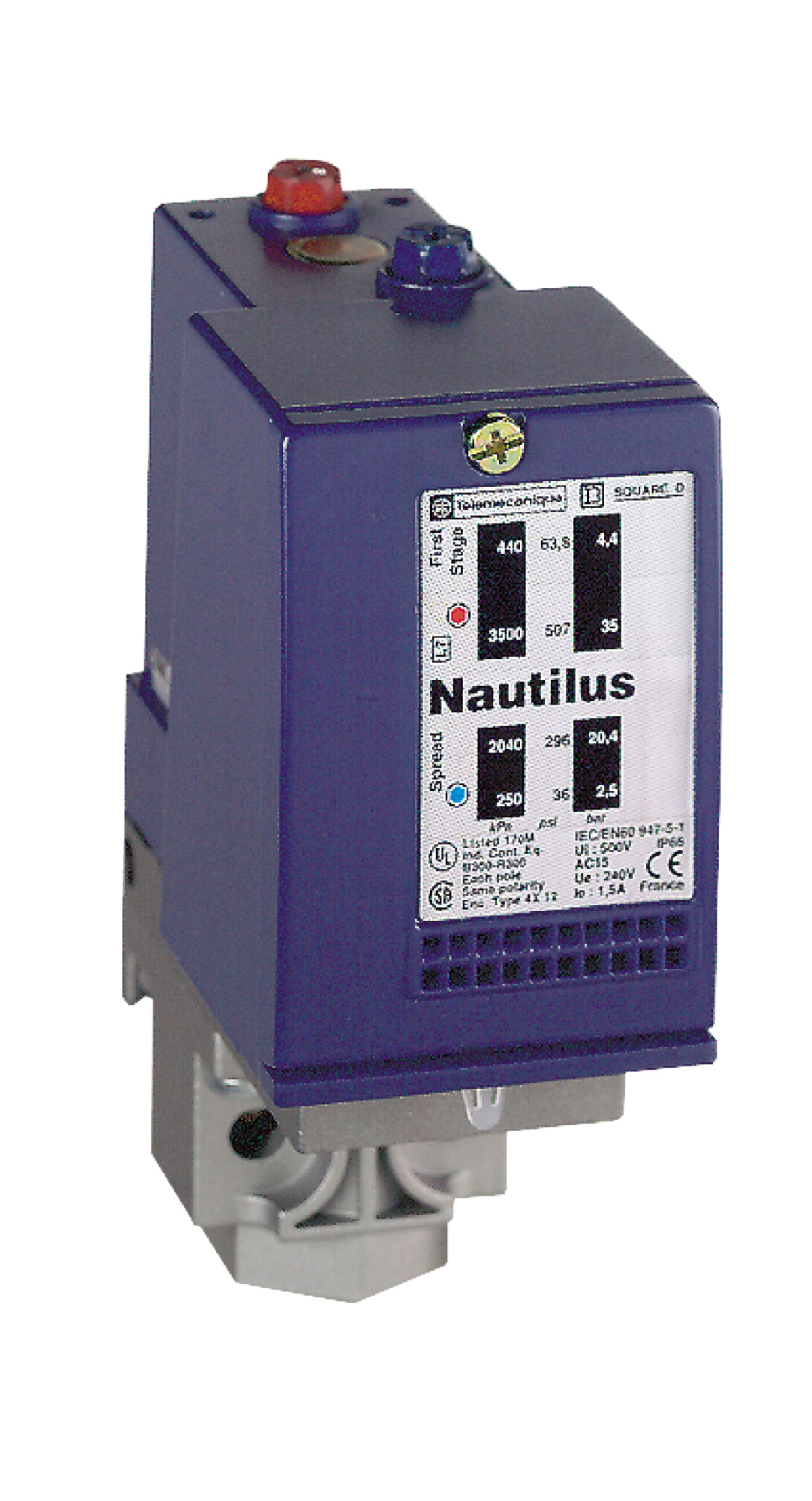Выключатель давления, 300 бар Schneider Electric, XMLD300D1S12