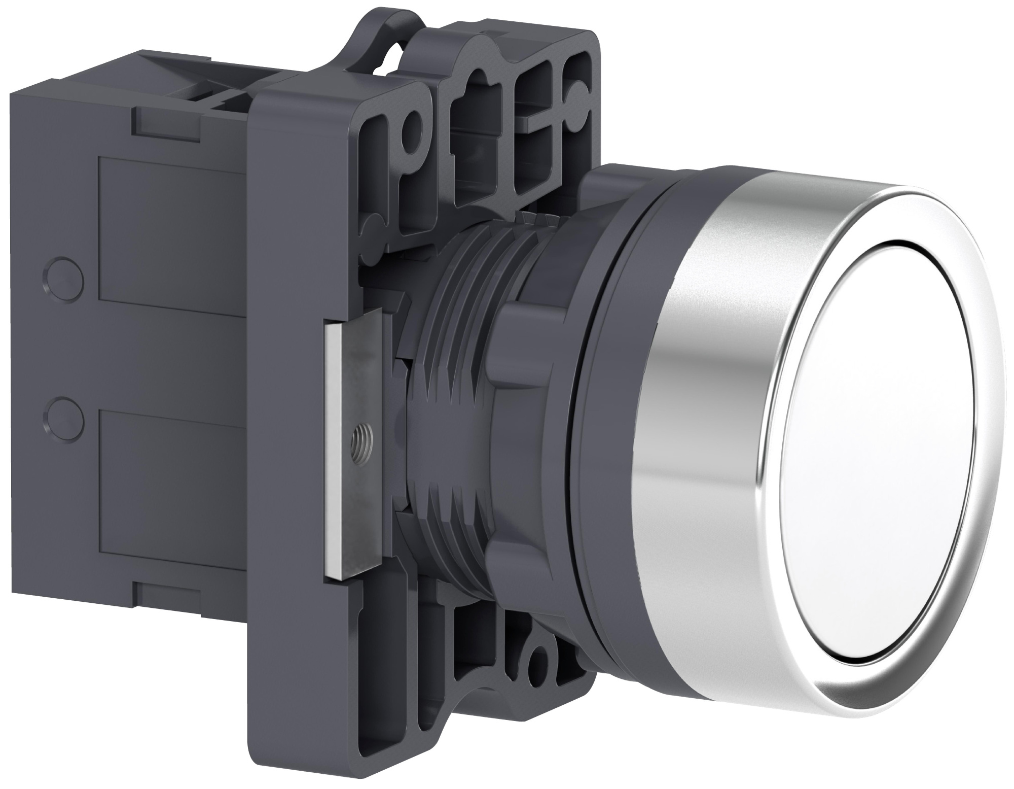 Кнопкаxa2,пруж.возвр.,белая,1нo Schneider Electric, XA2EA11