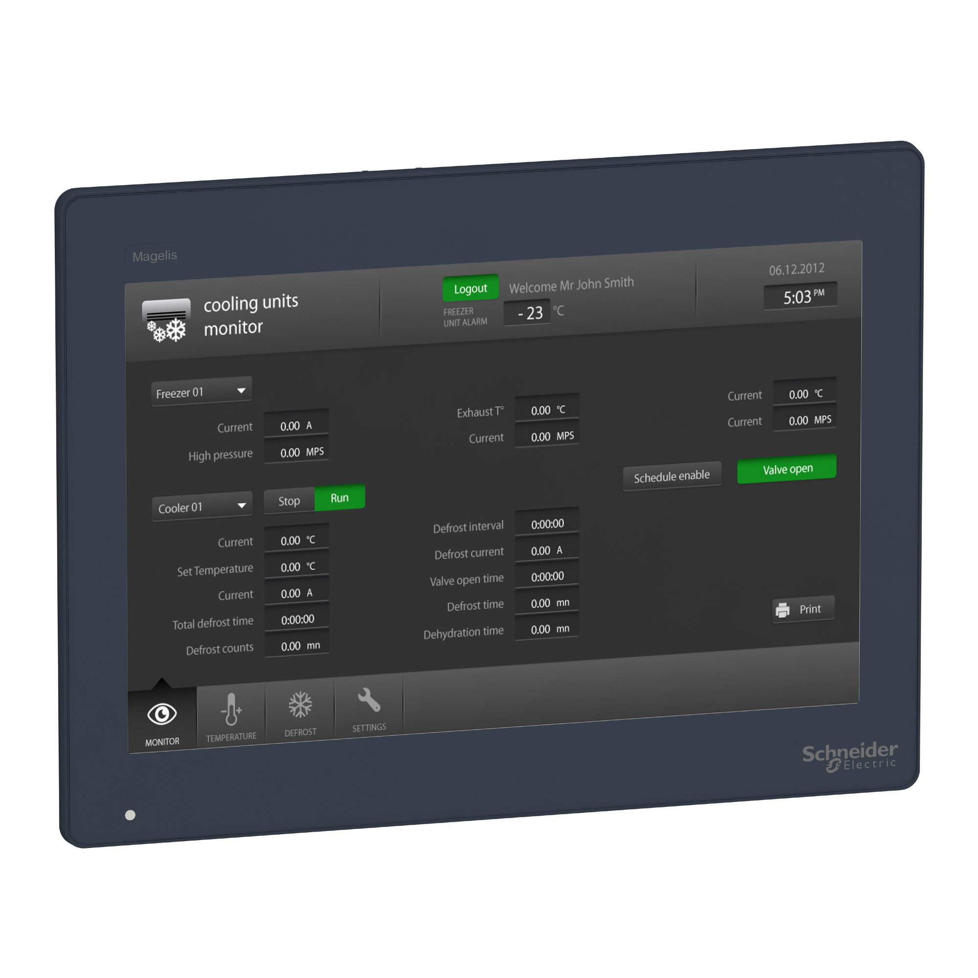 Интеллектуальный сенсорный дисплей XGA 15 для GTU (Magelis GTU) Schneider Electric, HMIDT732