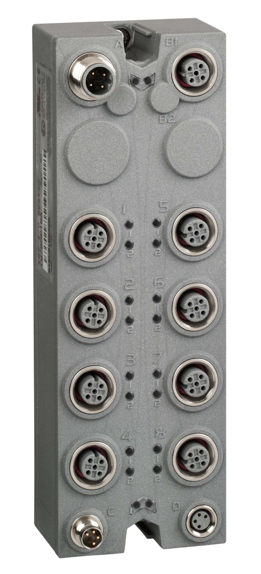 Дискретный модуль ip 67, 16 вх/вых, разъемы м12 Schneider Electric, TM7BDM16A