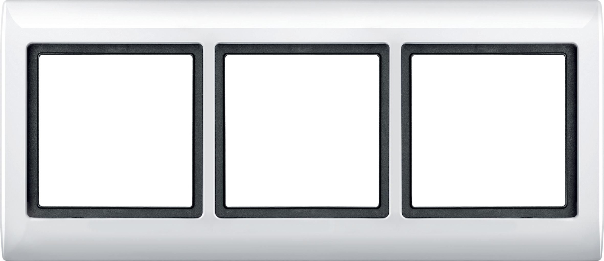 Рамка 3 поста (полярный белый) Merten Aquadesign Schneider Electric, MTN400319