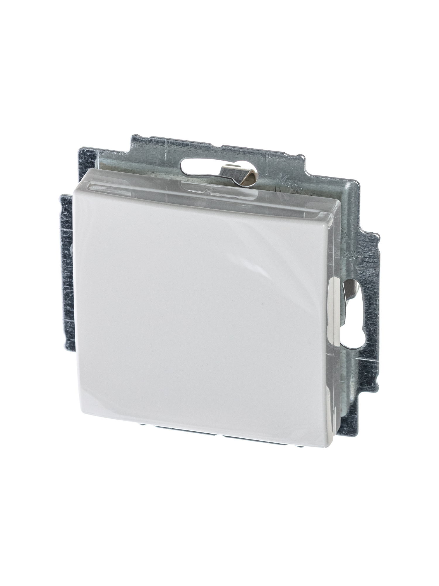 20 EUK-94-507 Розетка 2P+E 16А 250В, с крышкой (альпийский белый) Basic55 ABB, 2CKA002018A0350