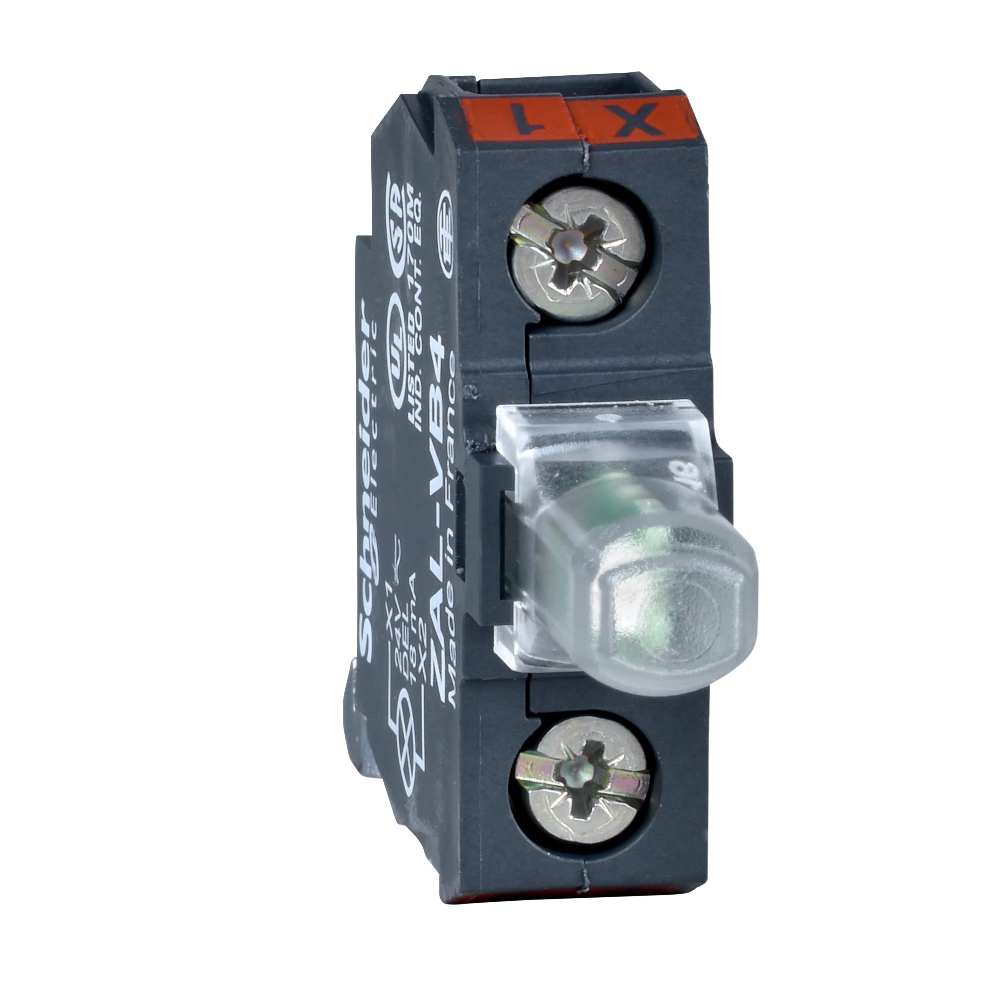 Контактный блок со светодиодом, 120 в Schneider Electric, ZALVG1