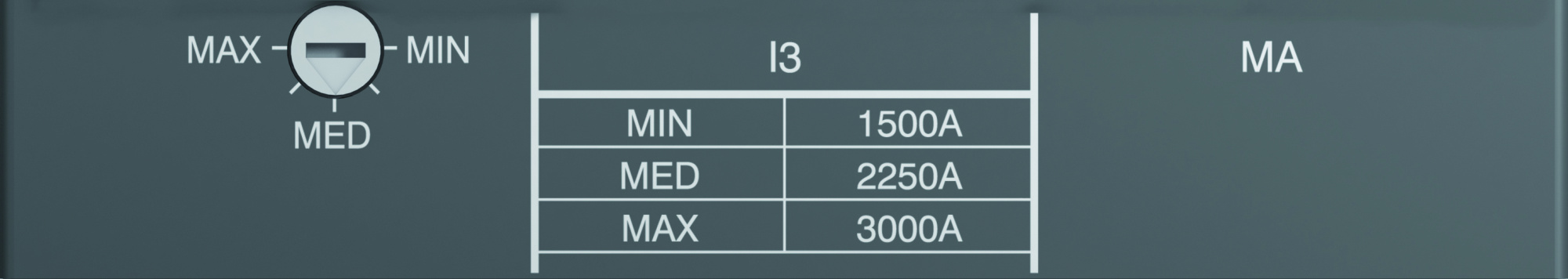 1SDA0 67493 R1 Расцепитель защиты MA 80 Im=400...800 XT4 3p ABB, 1SDA067493R1