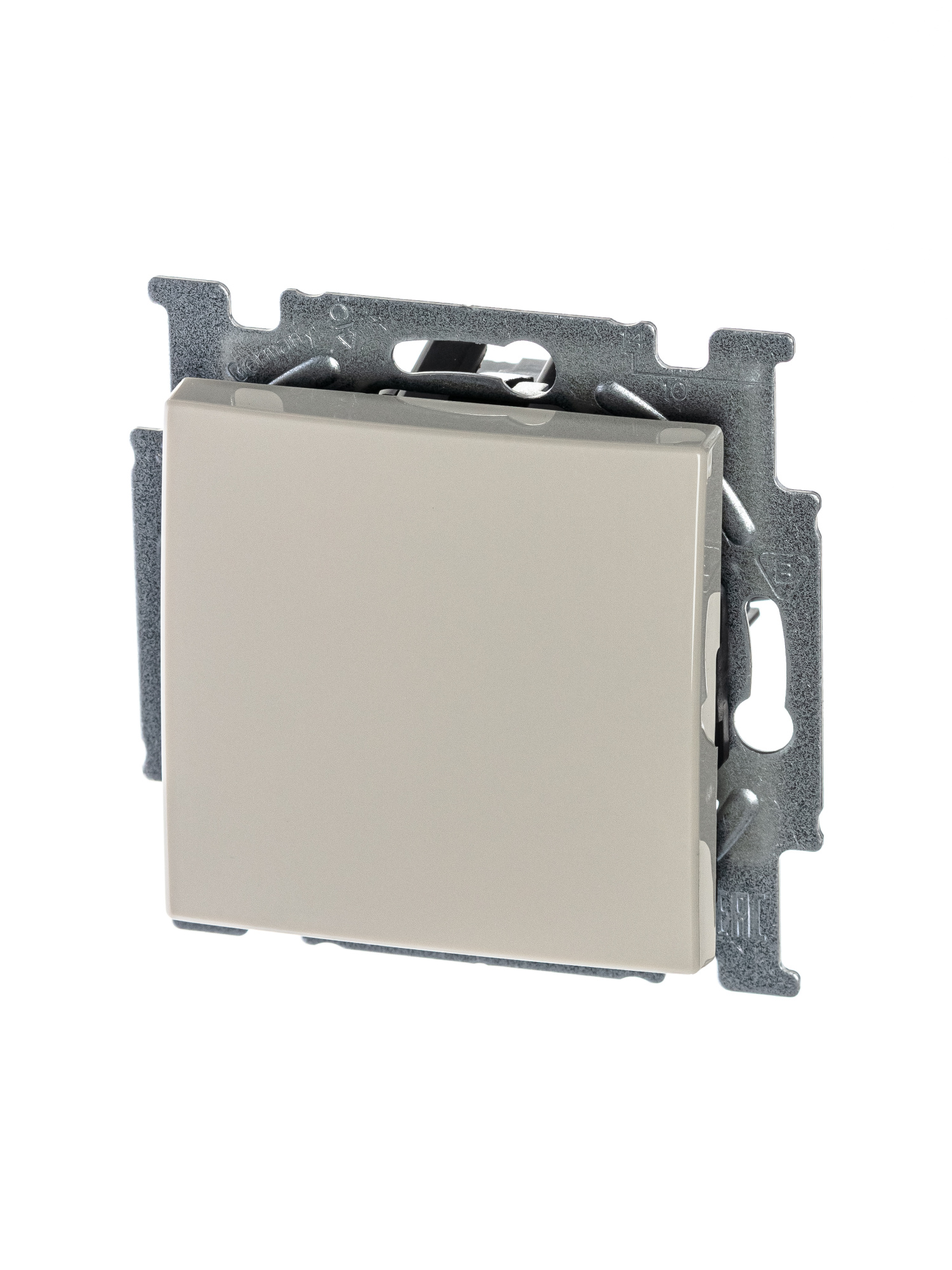 2006/1 UC-92-507 Выключатель 1-клавишный (слоновая кость) Basic 55 ABB, 2CKA001012A2146