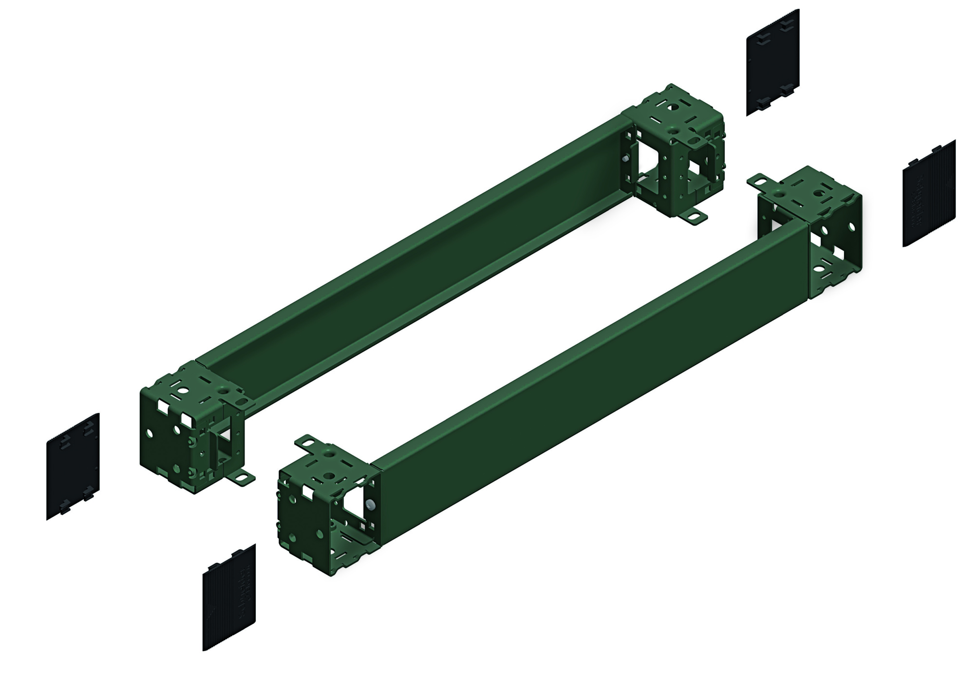 Комплект передней и задней панели цоколя 400x100 (1 комплект - 2шт) Schneider Electric, NSYSPF4100