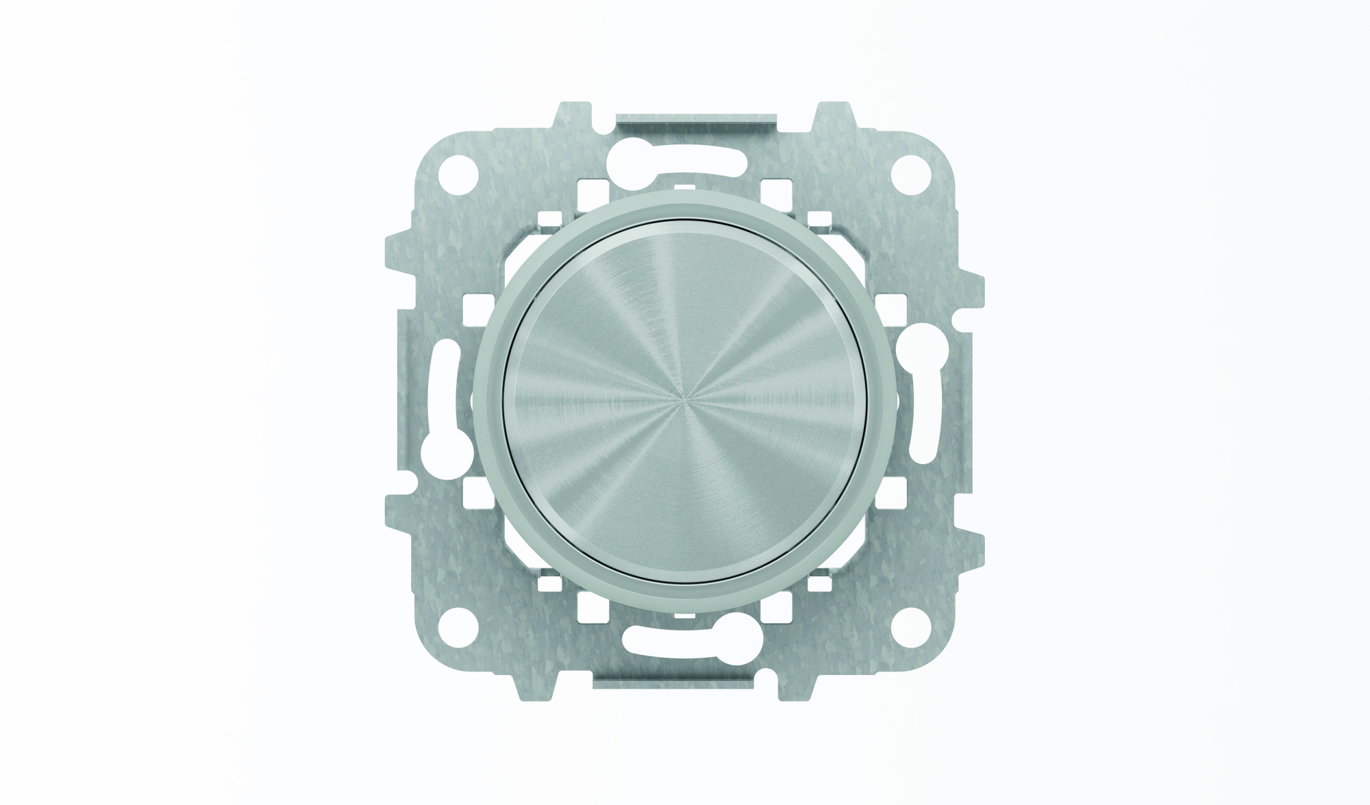 8600 CR Заглушка с суппортом,серия SKY Moon,кольцо хром ABB, 2CLA860000A1401