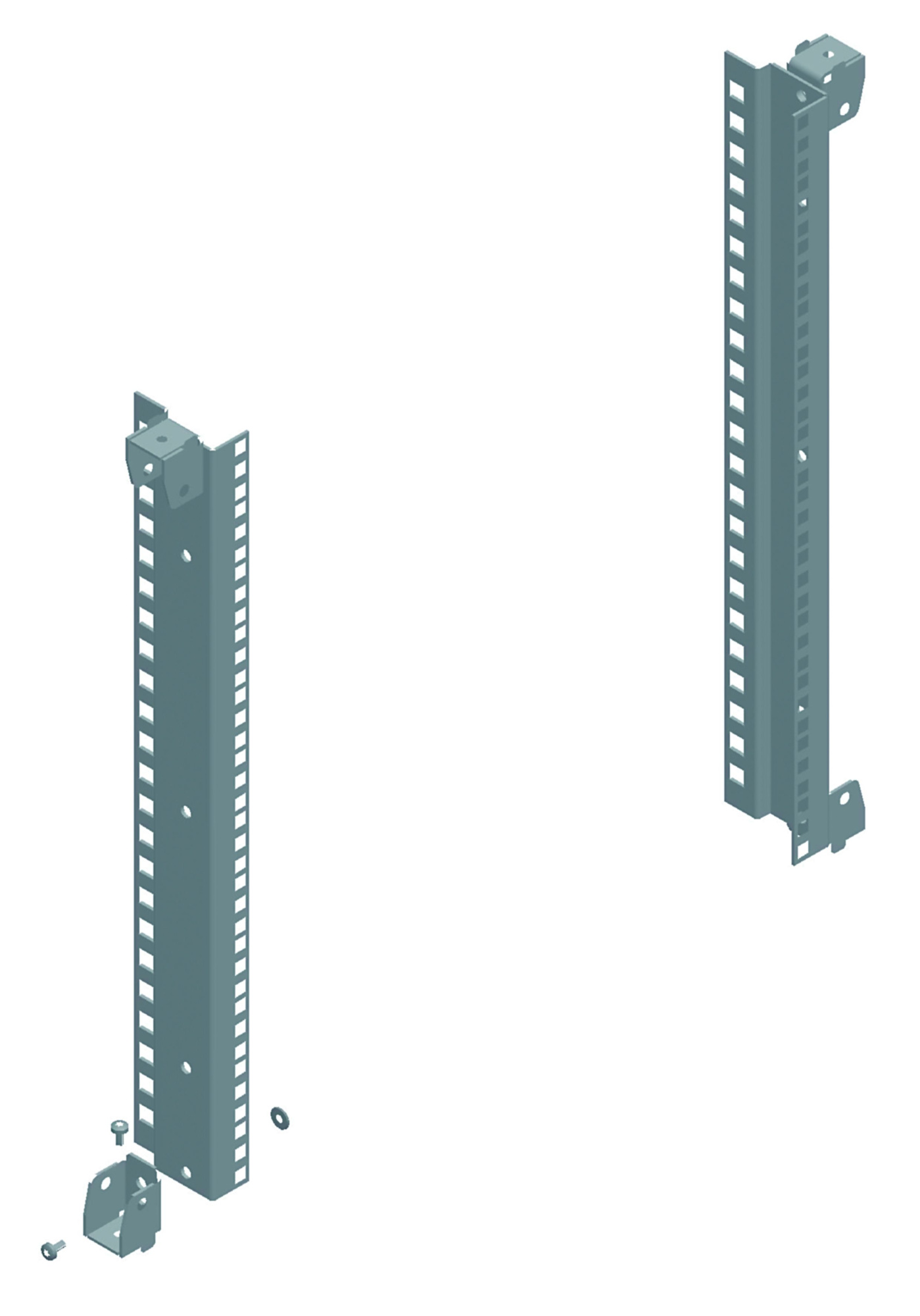Укороч. 19" фикс. стойки 17u Schneider Electric, NSYRCKP17