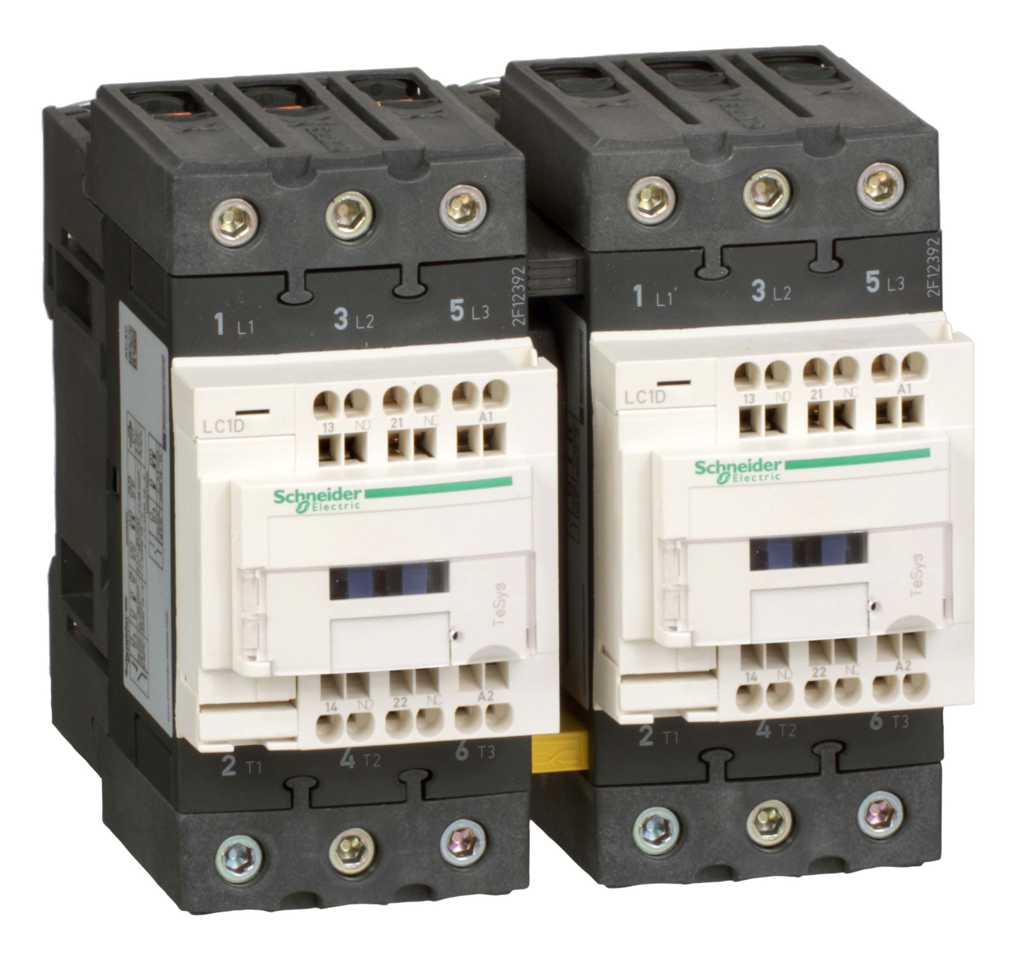 3р реверсивный контактор everlink ac3 440в 50a, катушка упр. 24в dc Schneider Electric, LC2D50A3BD
