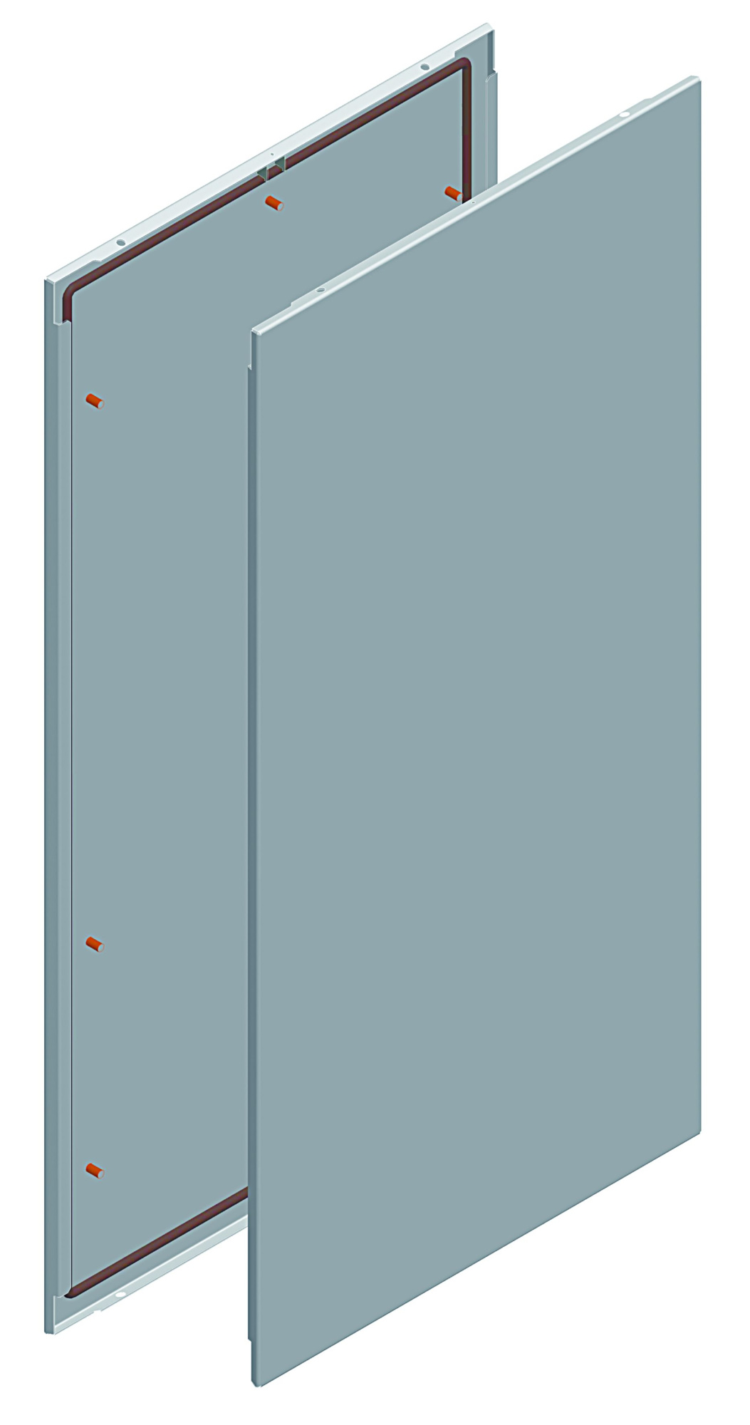 2 бок. панели внутреннего кр. 2000x400 Schneider Electric, NSY2SPI204