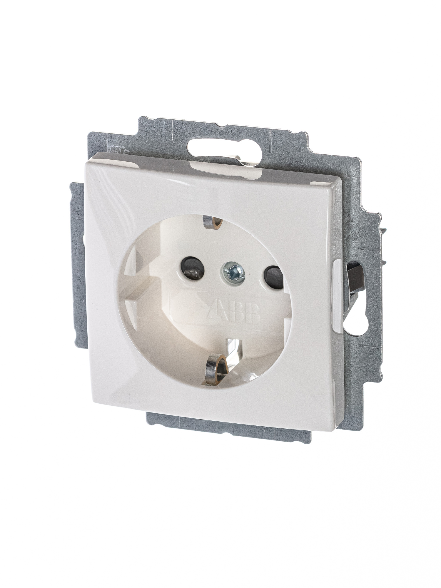 20 EUCKS-94-507 Розетка SCHUKO16А 250В, с защитными шторками (альпийский белый) Basic55 ABB, 2CKA002013A5278