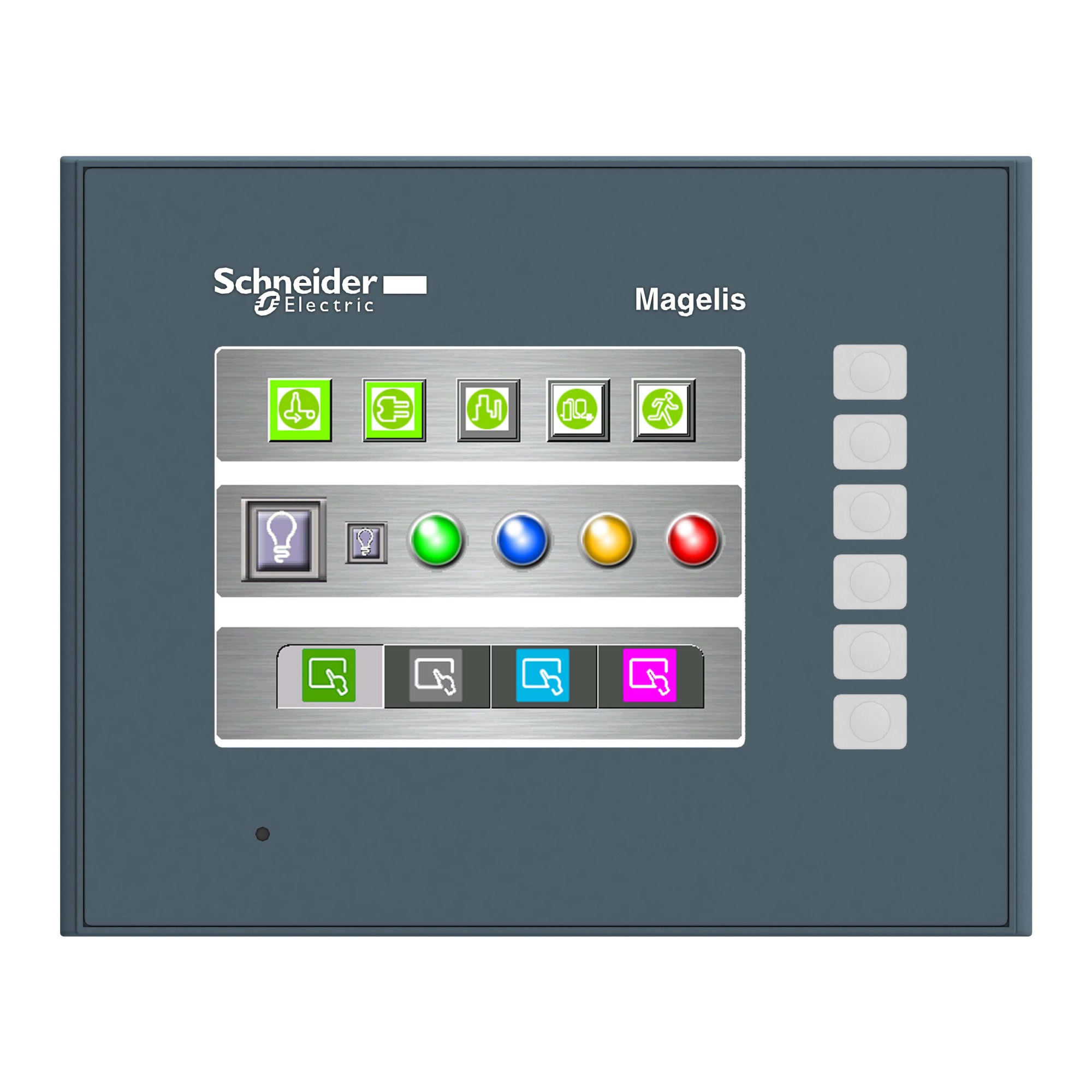 Сенсорный цв терминал 3,5" 320?240 tft 6 кнопок, rj45 rs232/485 sub-d 64мб/128кб Schneider Electric, HMIGTO1300