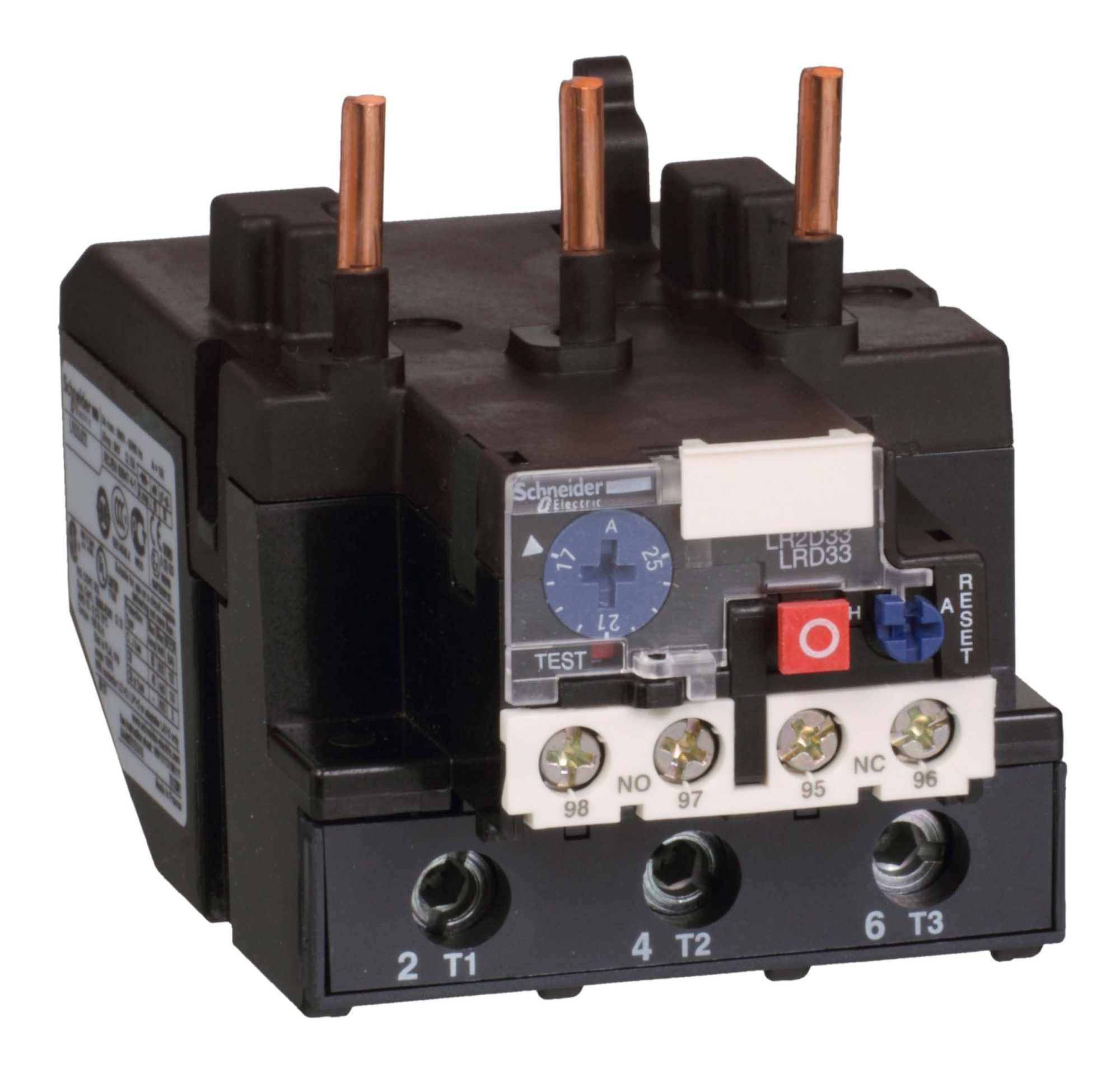 Реле перегрузки тепловое 17-25А для контакторов LC1E40...95 Schneider Electric, LRE322