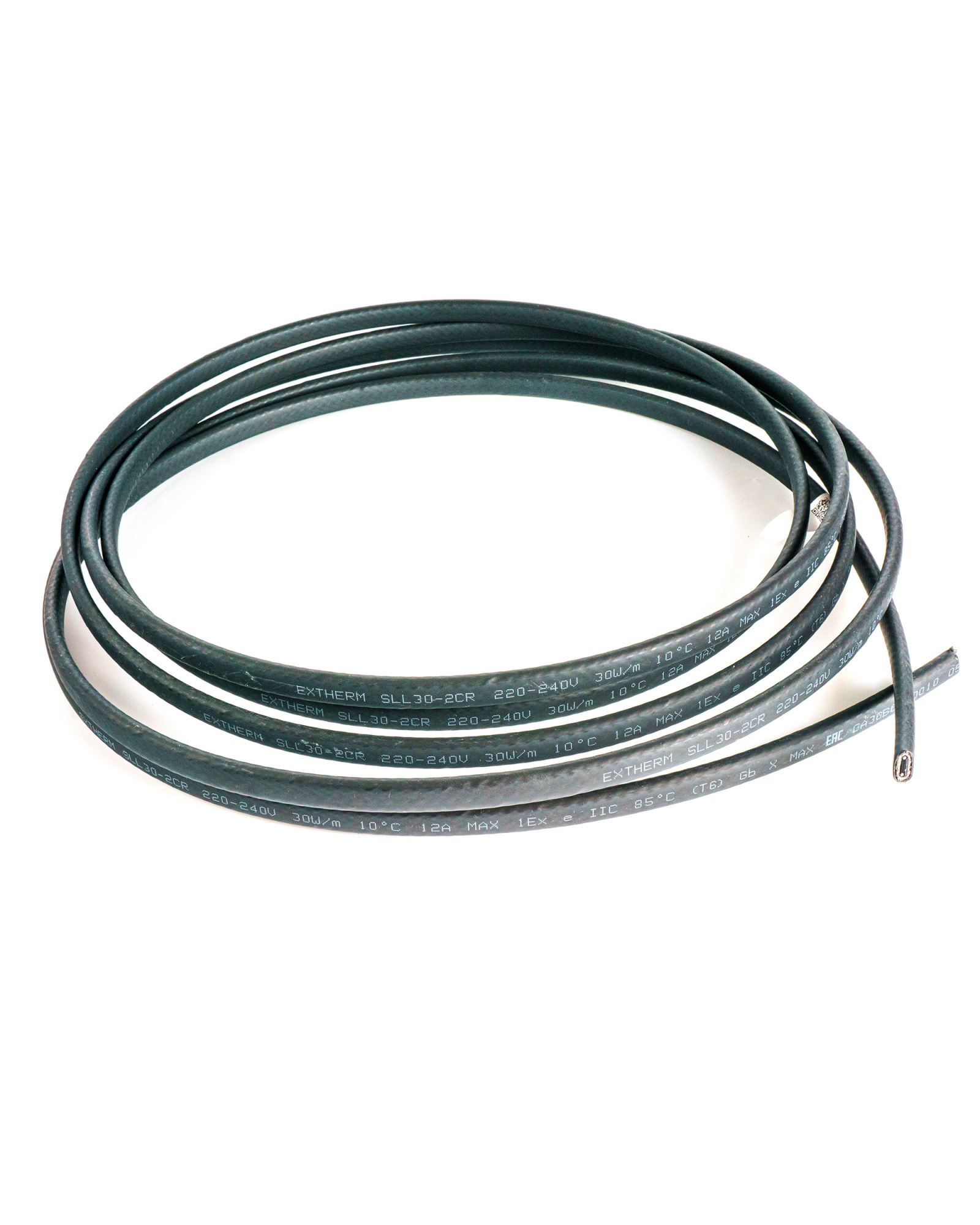 Extherm Extherm SXLL40-2CR Саморегулирующийся нагревательный кабель строительного применения (кровли, трубы) 40 Вт/м, 16AWG, термопласт