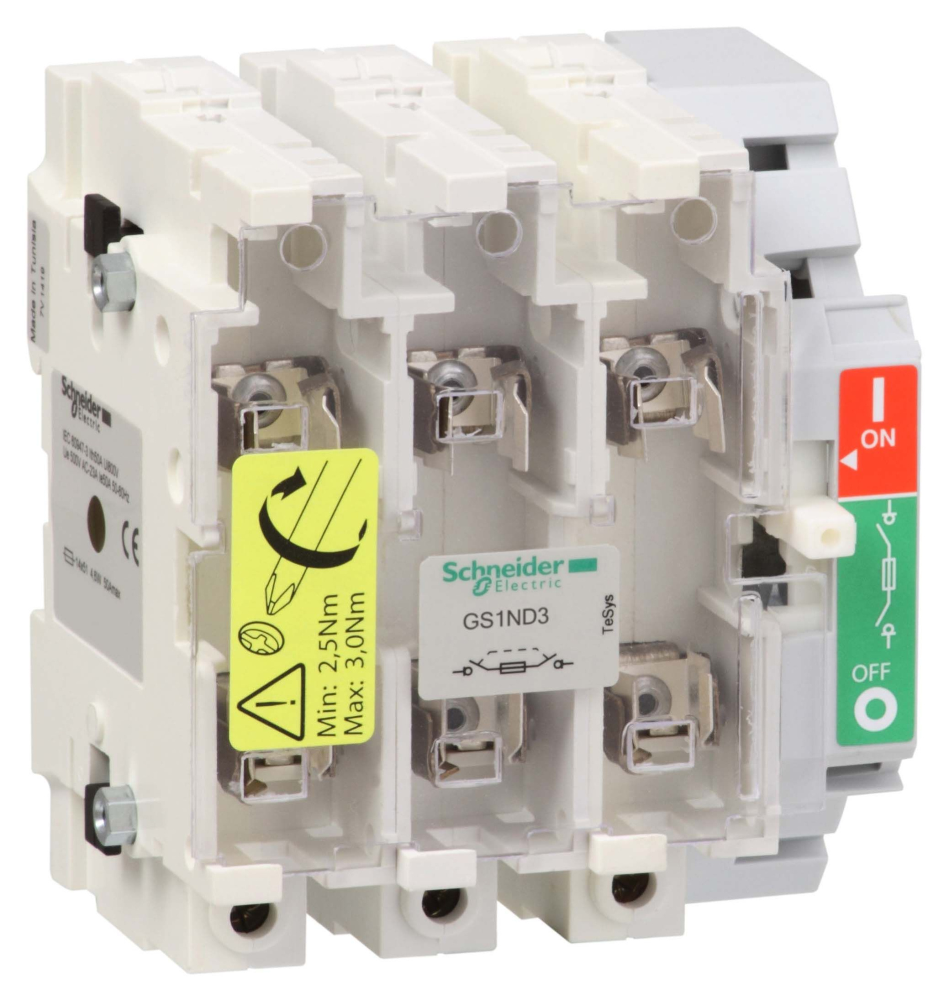 Выключатель-разъединитель-предохранитель 3x250a 1 Schneider Electric, GS1ND3