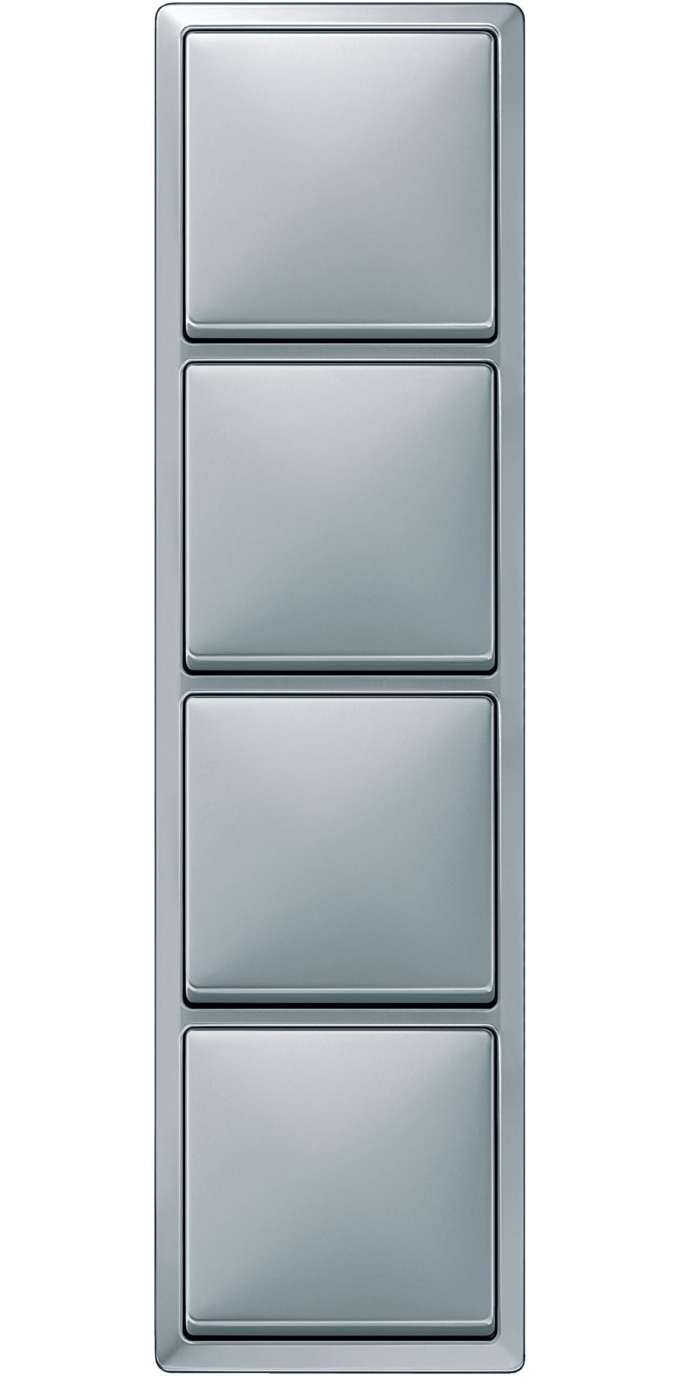 Рамка 4-постовая, sd (алюминий) Merten Artec Schneider Electric, MTN481460