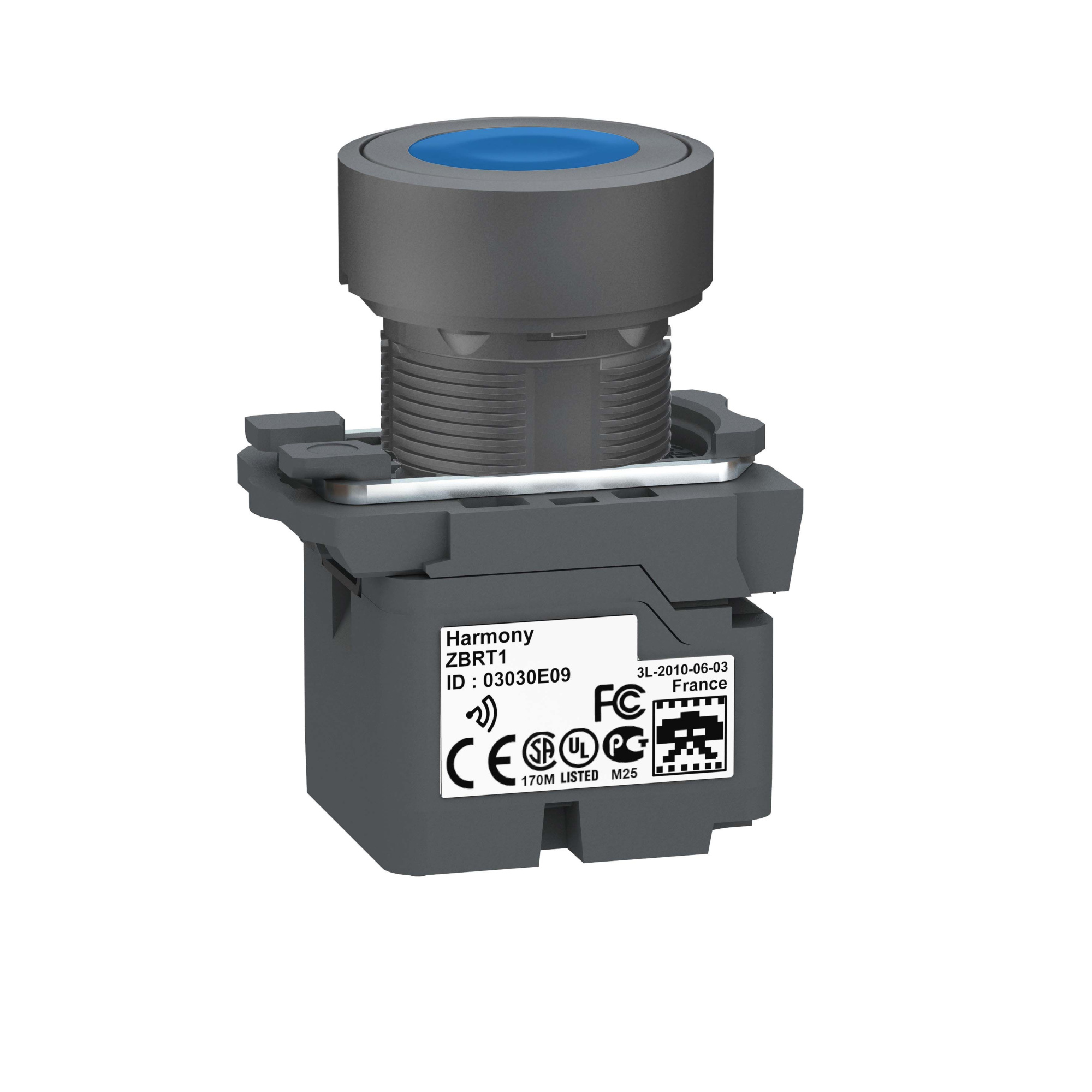 Беспроводная кнопка с синим толкателем zb5rta6 Schneider Electric, ZB5RTA6