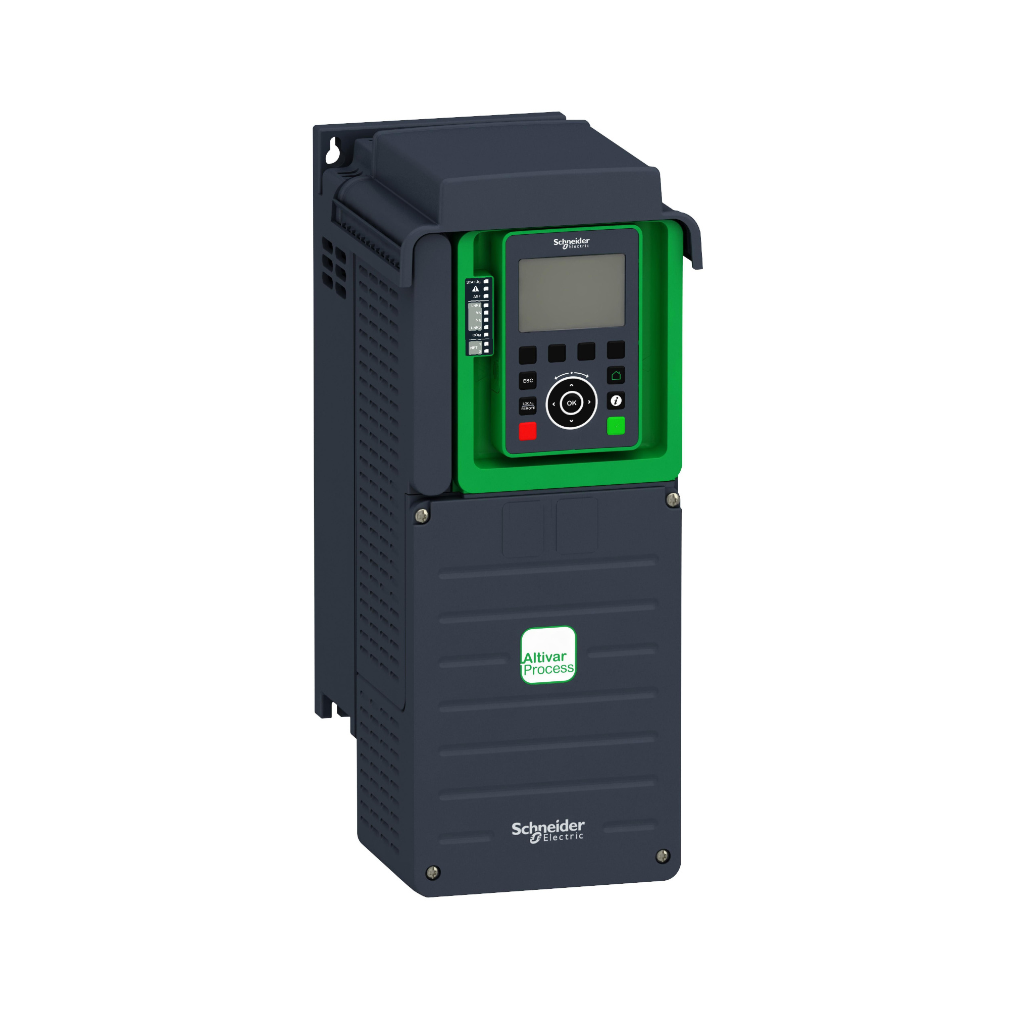 Преобразователь частоты 7,5 кВт, 400–480В, 3 фазы, IP21, с тормозным блоком Schneider Electric, ATV930U75N4